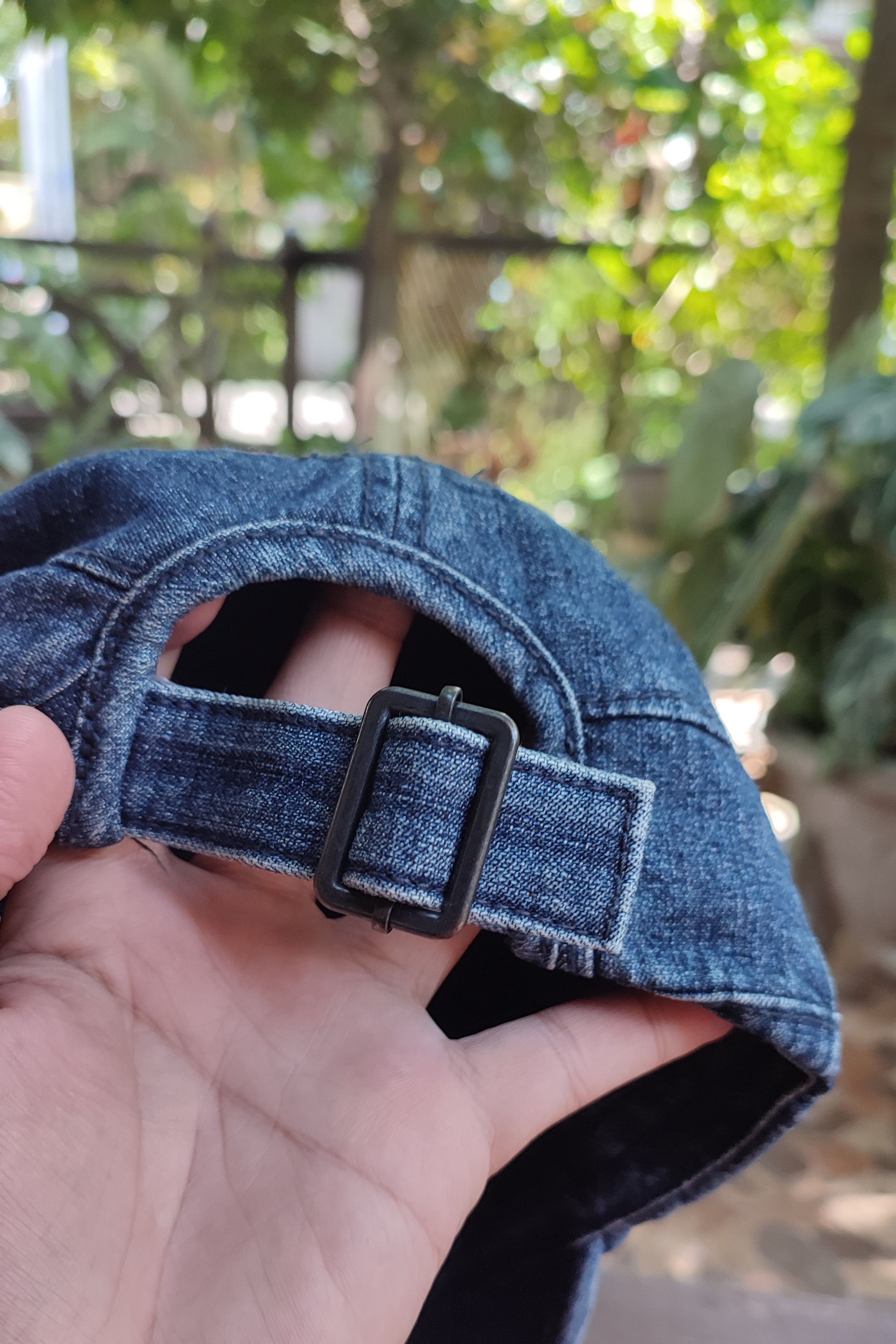 Japanese Brand × Vintage Grace Hats Denim Patchwork - adjustable strap Size ONE SIZE - 4 Thumbnail