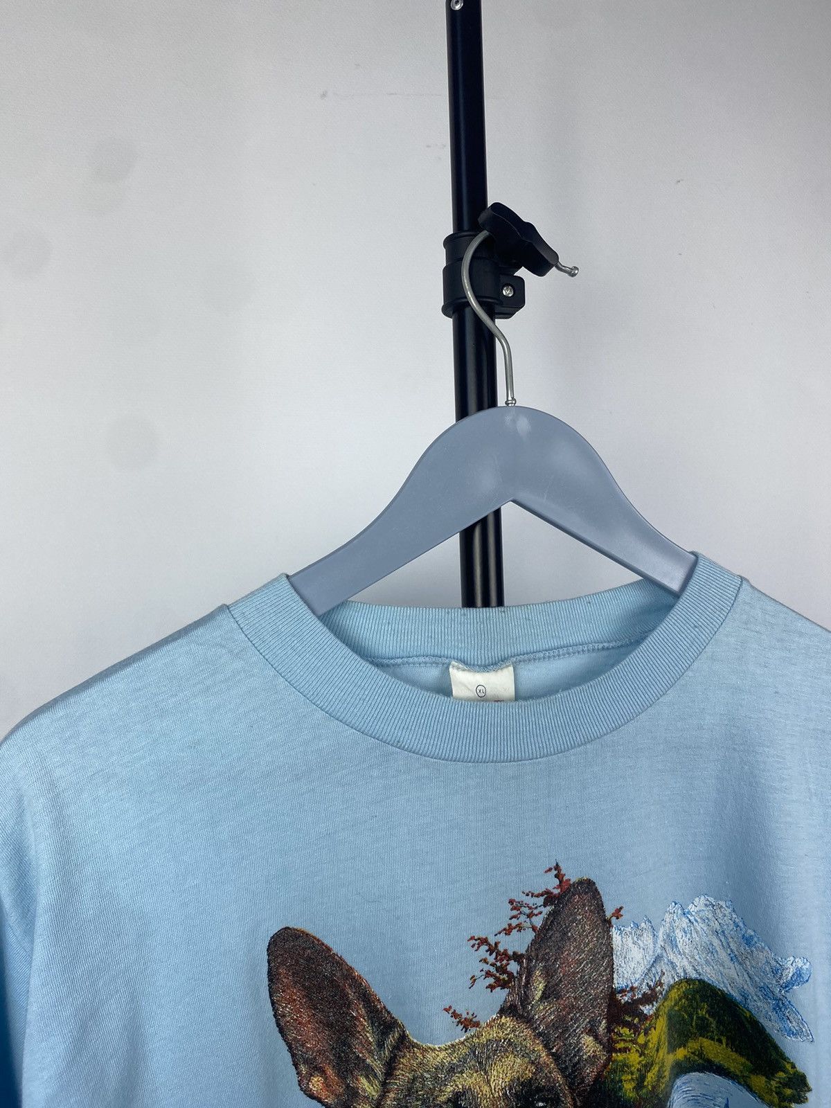 Vintage Vintage 1987 Animal German Shepard Dog logo T Shirt Size US L / EU 52-54 / 3 - 4 Thumbnail