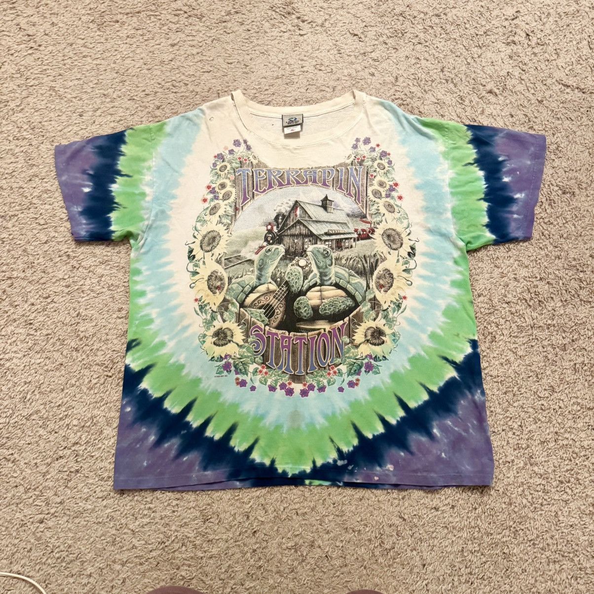 Vintage Vintage 1999 Grateful Dead Terrapin Station Liquid Blue Tee Size US XL / EU 56 / 4 - 2 Thumbnail
