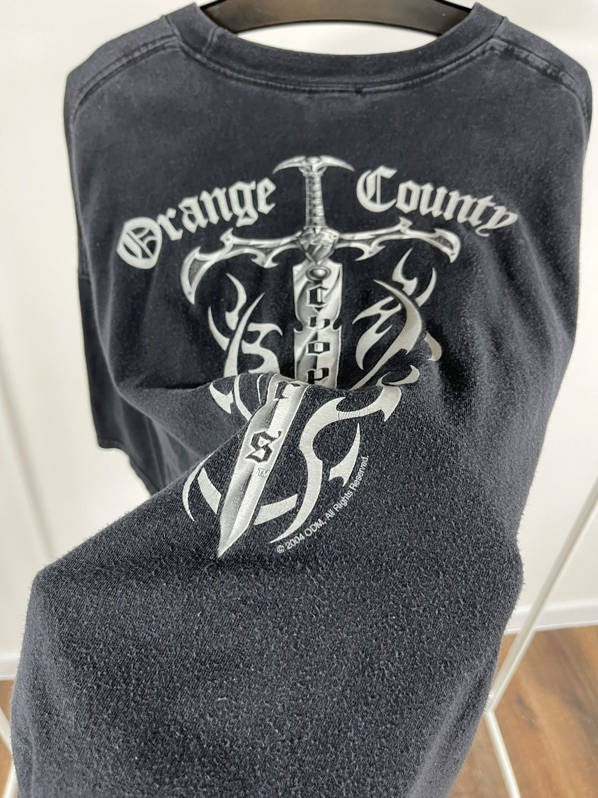 Other Orange County Choppers Vintage Black 2004 Sword Logo T-Shirt Size US XXL / EU 58 / 5 - 13 Thumbnail
