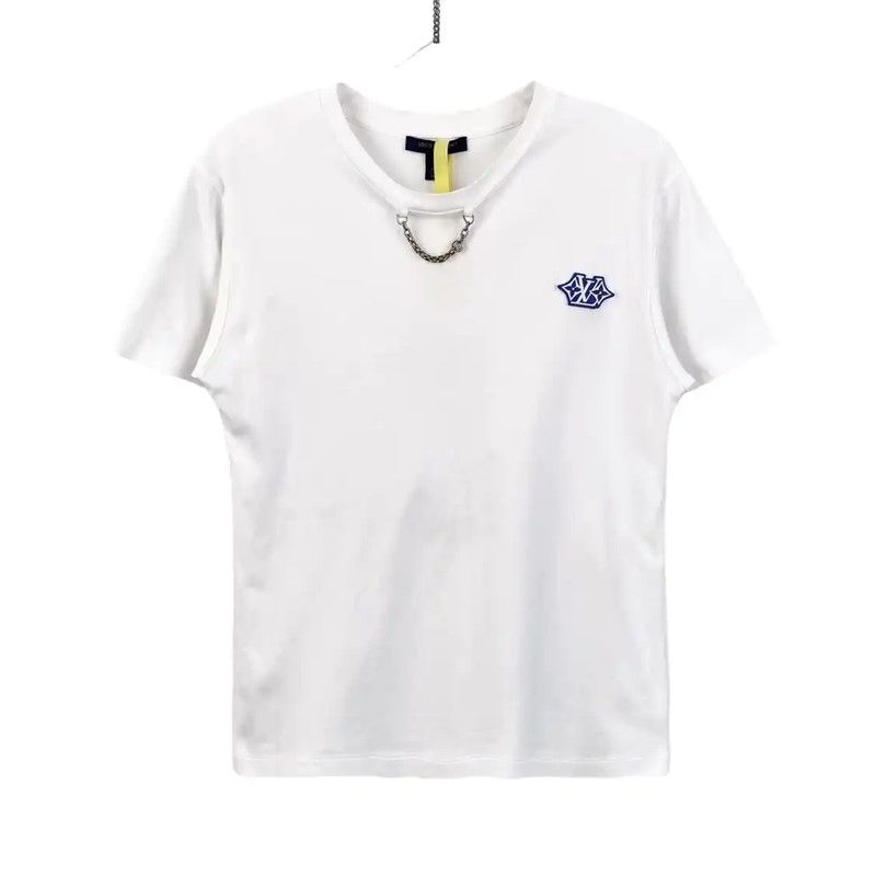 Louis Vuitton Louis Vuitton Women's White Cotton T-Shirt 0089 Size M / US 6-8 / IT 42-44 - 1 Thumbnail