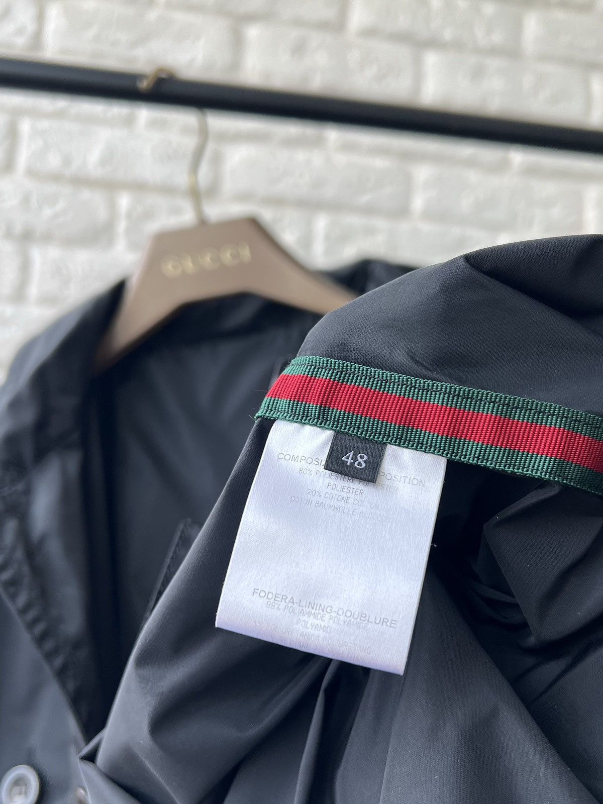 Gucci Gucci Black Belted Trench Coat Jacket Size US M / EU 48-50 / 2 - 12 Thumbnail