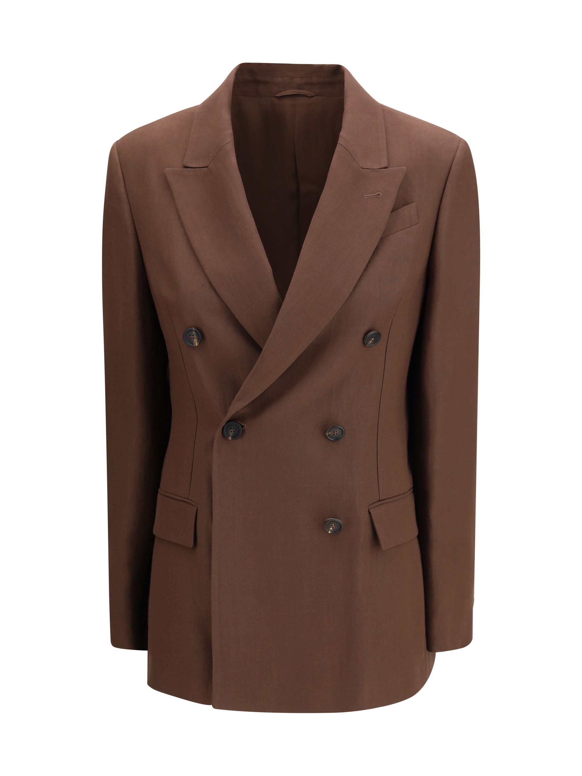 Brunello Cucinelli Peak Lapels Double-Breasted Blazer Size M / US 6-8 / IT 42-44 - 1 Thumbnail