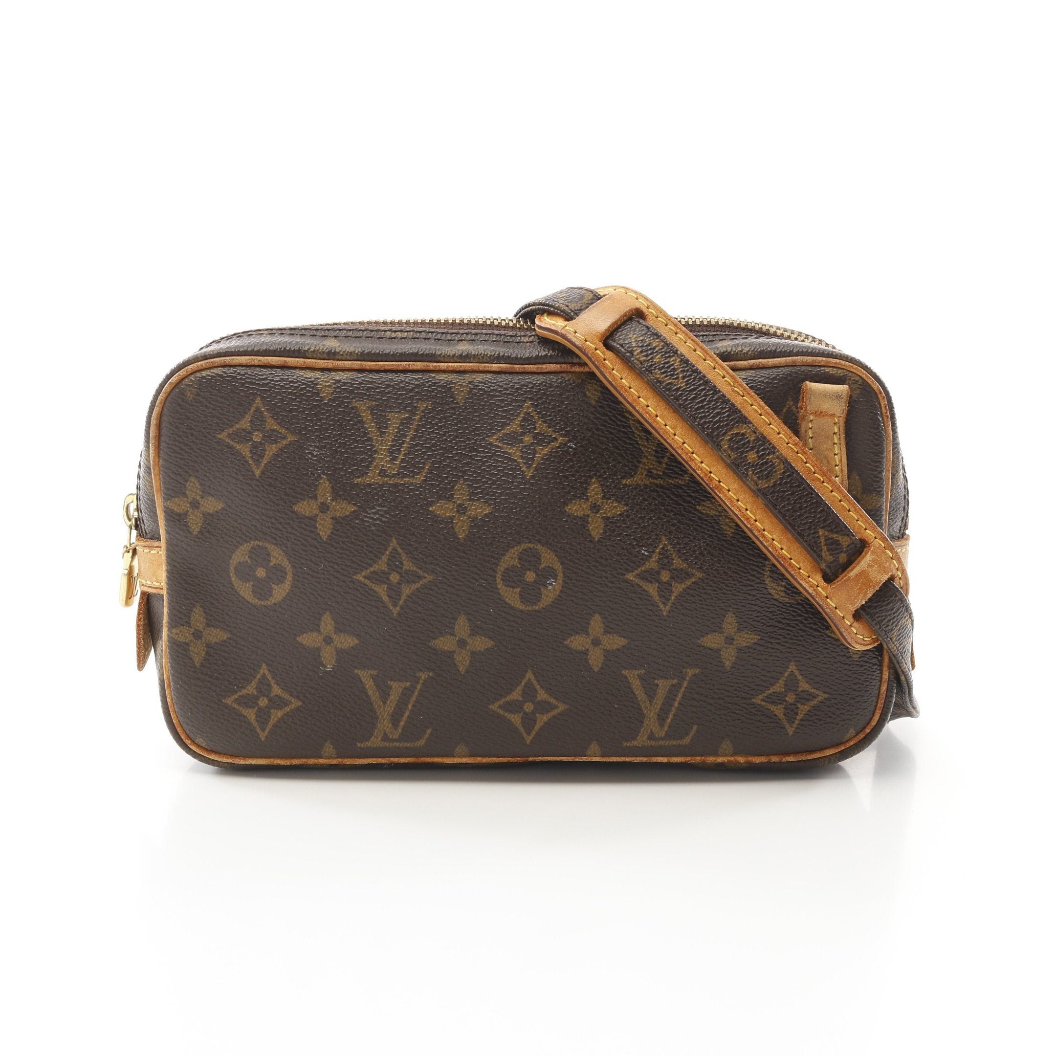 Louis Vuitton Louis Vuitton Marly Monogram Shoulder Bag Leather Brown Size ONE SIZE - 1 Thumbnail