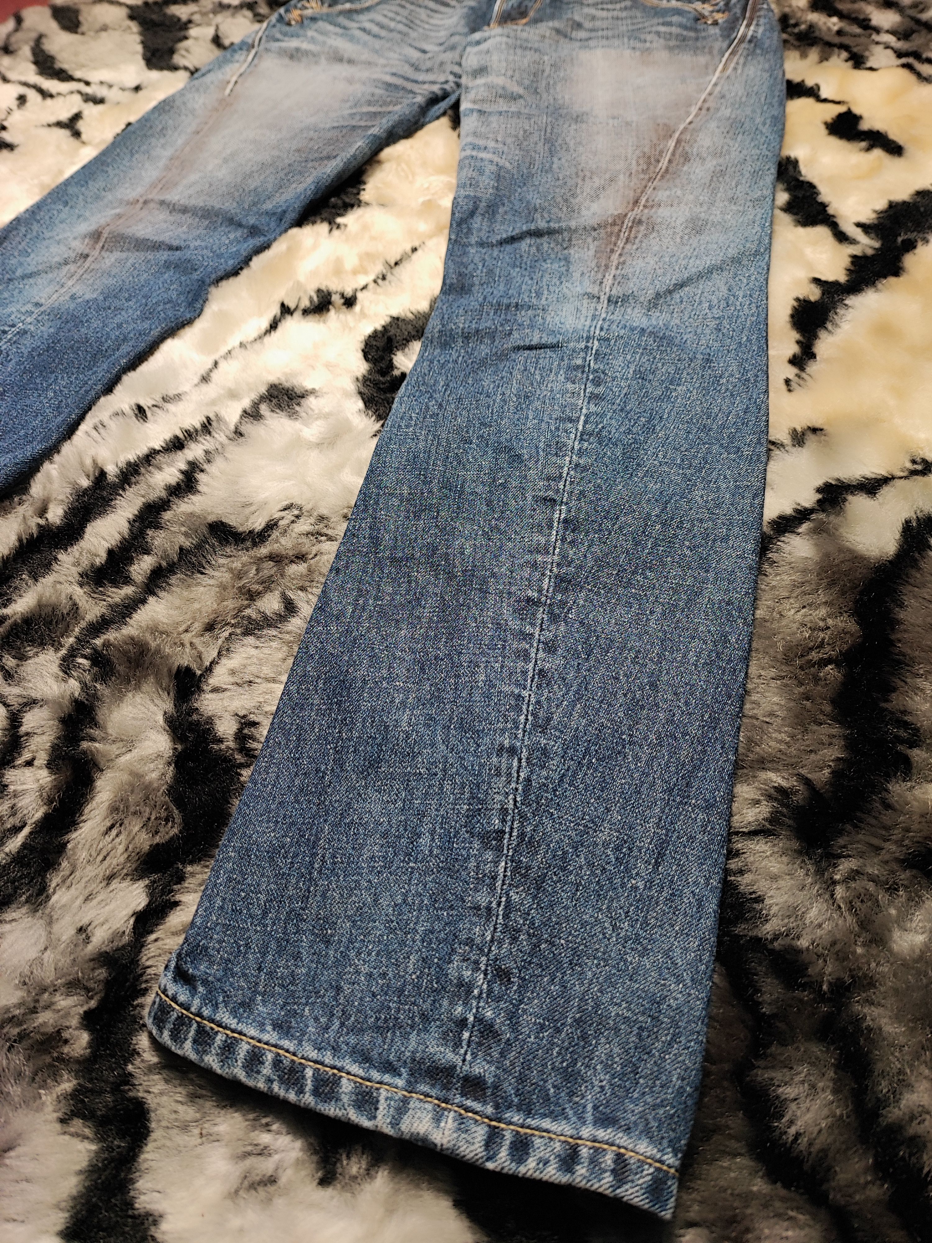 Levi's Levis Engineered Twisted Zip Leg Washed Jeans Size US 28 / EU 44 - 11 Thumbnail