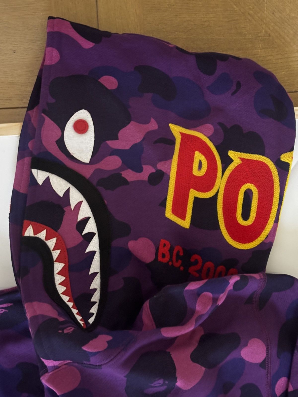 Bape Auth ape bape color camo 2nd shark pullover hoodie L new Size US L / EU 52-54 / 3 - 4 Thumbnail