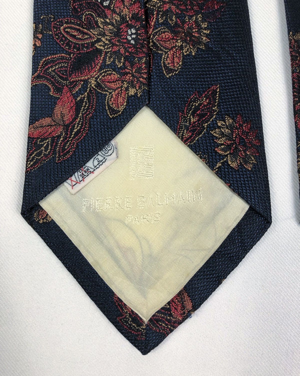 Pierre Balmain Rare Vintage Pierre Balmain Floral Silk Tie Size ONE SIZE - 6 Thumbnail