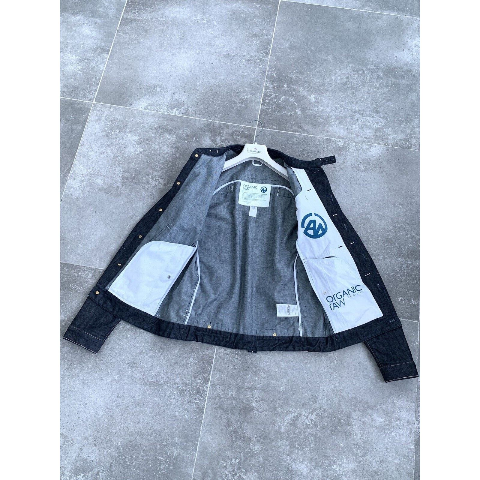 G-Star Mens G-STAR ORGANIC Raw Alcatraz Denim Jacket Coat SZ M EU48 Size US M / EU 48-50 / 2 - 5 Thumbnail