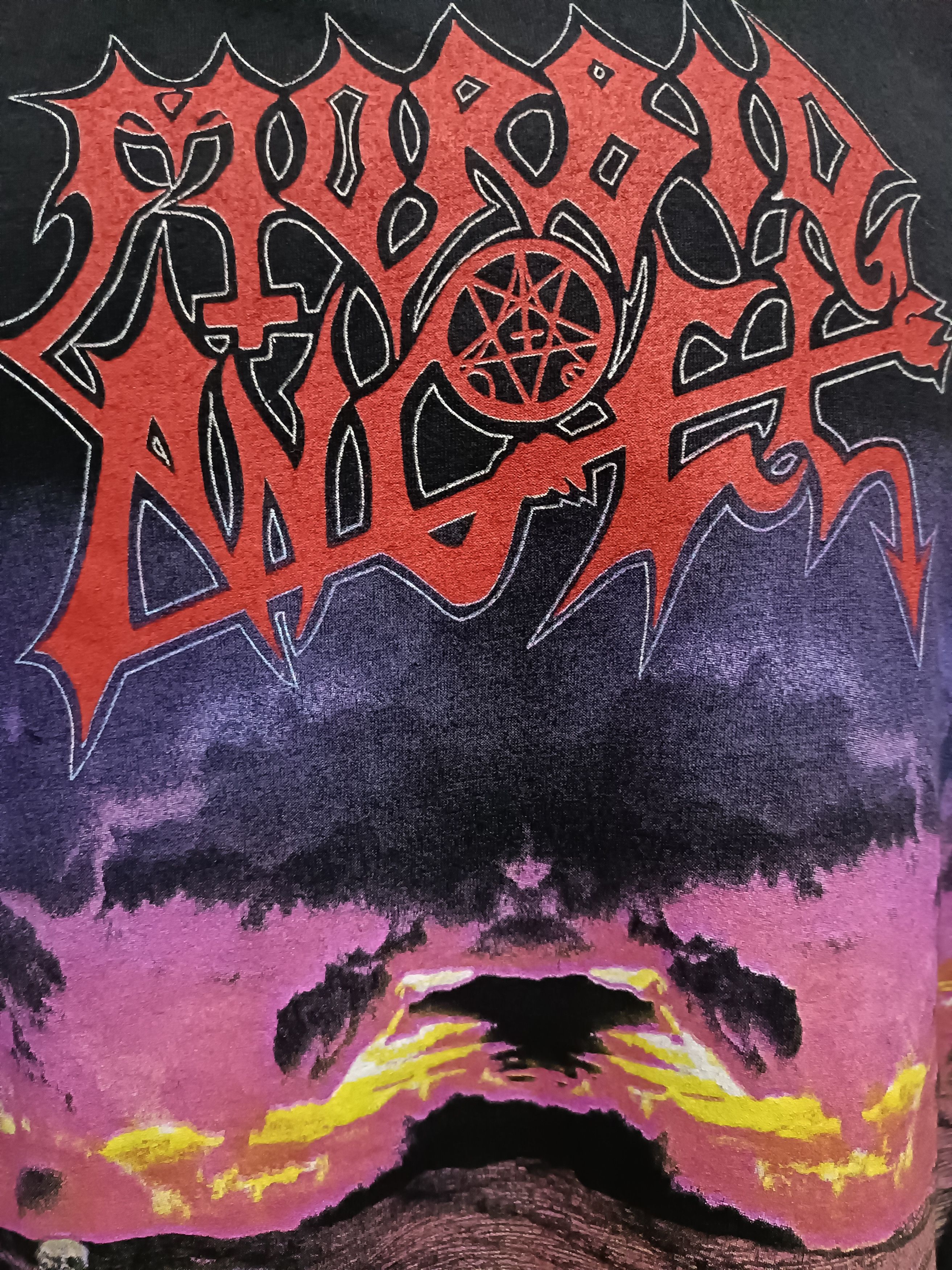 Vintage MORBID ANGEL "Domination" Vintage 1995 Long Sleeve T Shirt Size US L / EU 52-54 / 3 - 2 Thumbnail