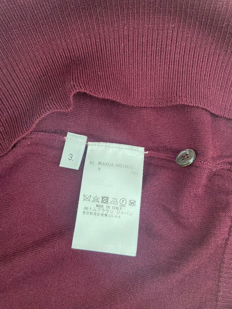 Thom Browne Thom Browne Lightweight red sweater Size US L / EU 52-54 / 3 - 3 Thumbnail