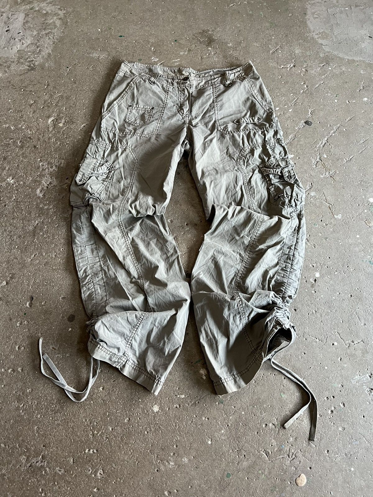 Japanese Brand × Vintage Vintage Y2k Avant garde Cargos military drill pants Size US 32 / EU 48 - 9 Thumbnail