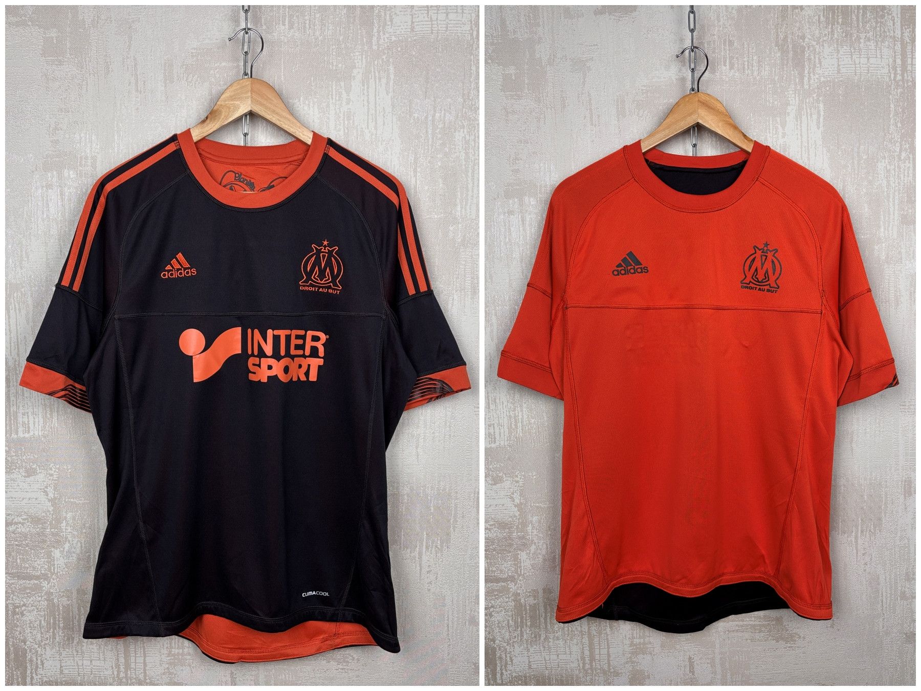 Adidas Olympique Marseille 2012 2013 Third Football Soccer Jersey Size US L / EU 52-54 / 3 - 2 Thumbnail