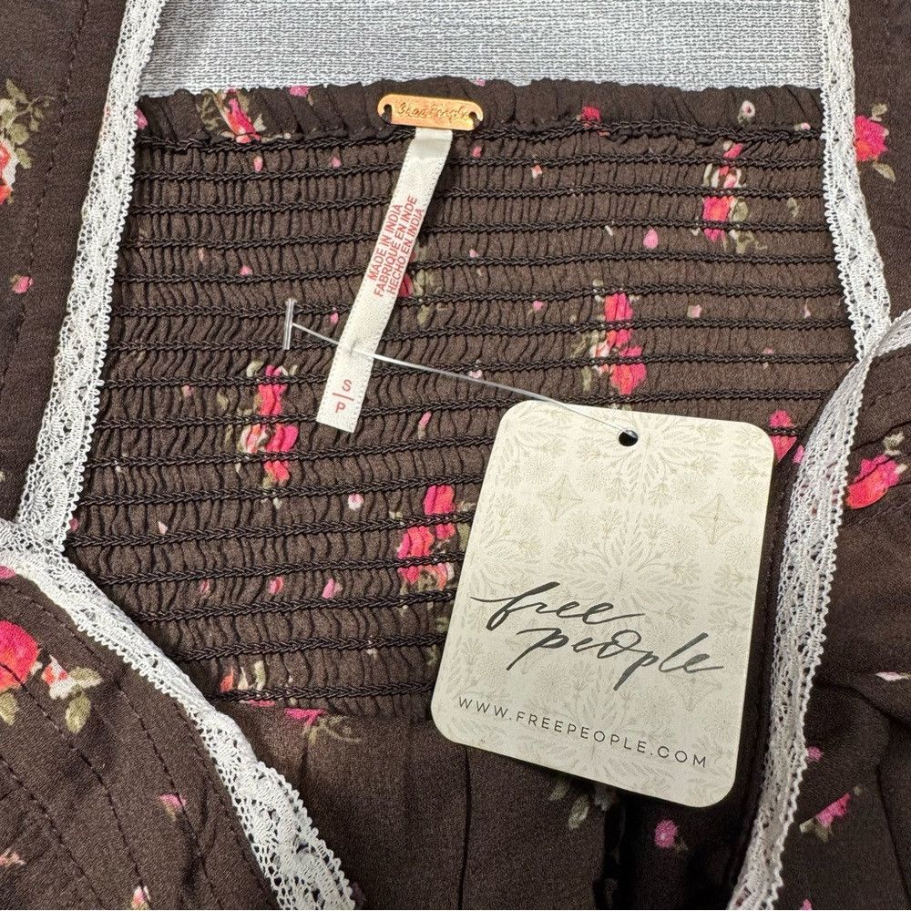 Free People NWT New Free People Prairie Field Black Coffee Combo Top Si Size S / US 4 / IT 40 - 5 Thumbnail
