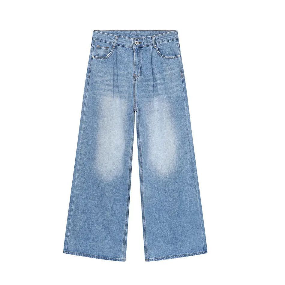 Japanese Brand Retro loose high street wide leg jeans Size US 32 / EU 48 - 5 Thumbnail