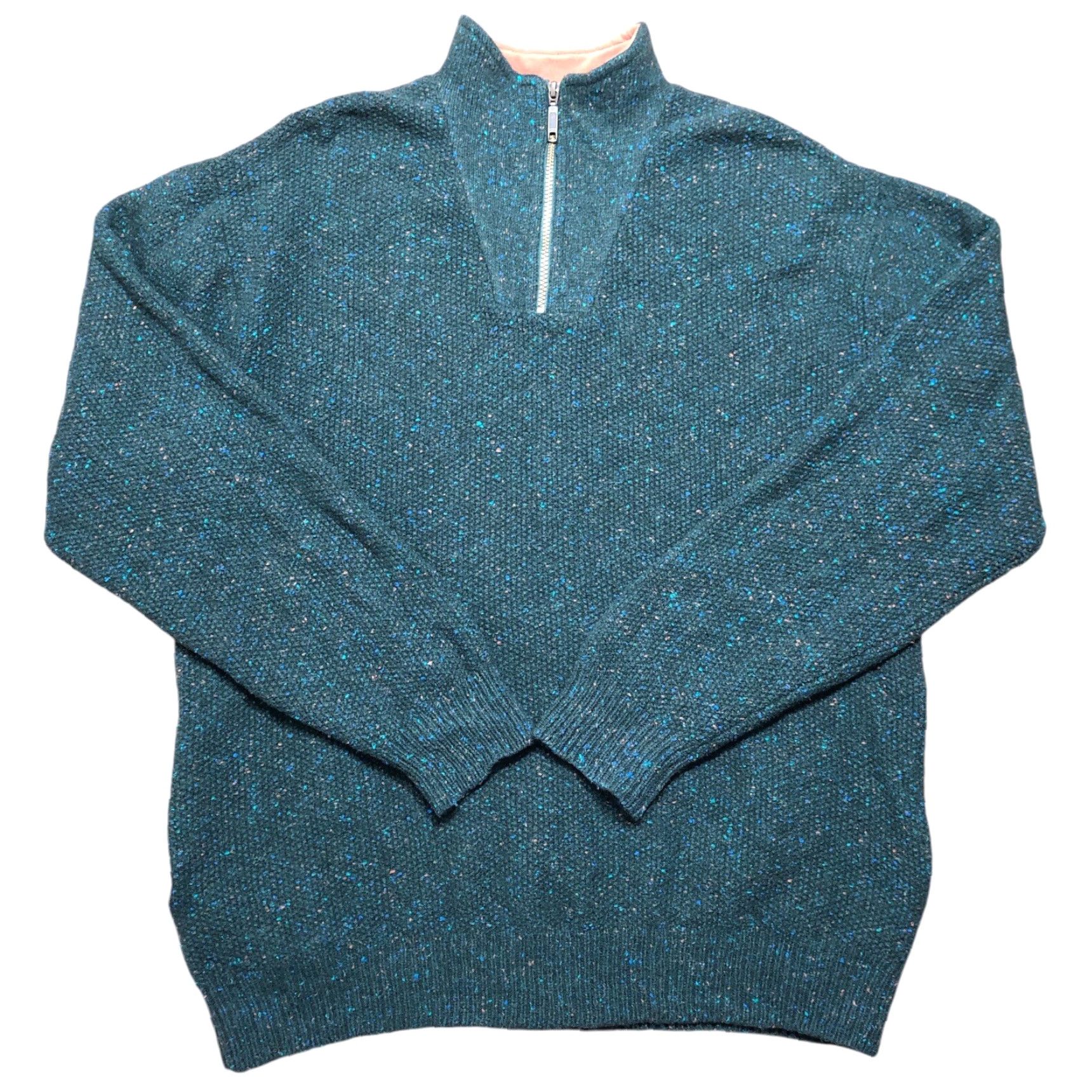 Orvis VINTAGE Orvis Sweater Mens XL Green 1/4 Zip Pullover Knit Outdoor Hiking Camp USA Size US XL / EU 56 / 4 - 2 Thumbnail