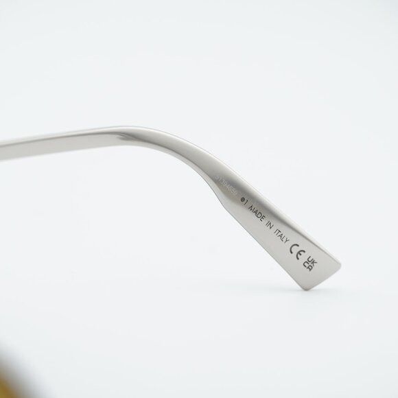 Dior Dior CD DIAMOND R5U F2H0 Sunglasses Gold/Silver Oval Frame Size ONE SIZE - 10 Thumbnail