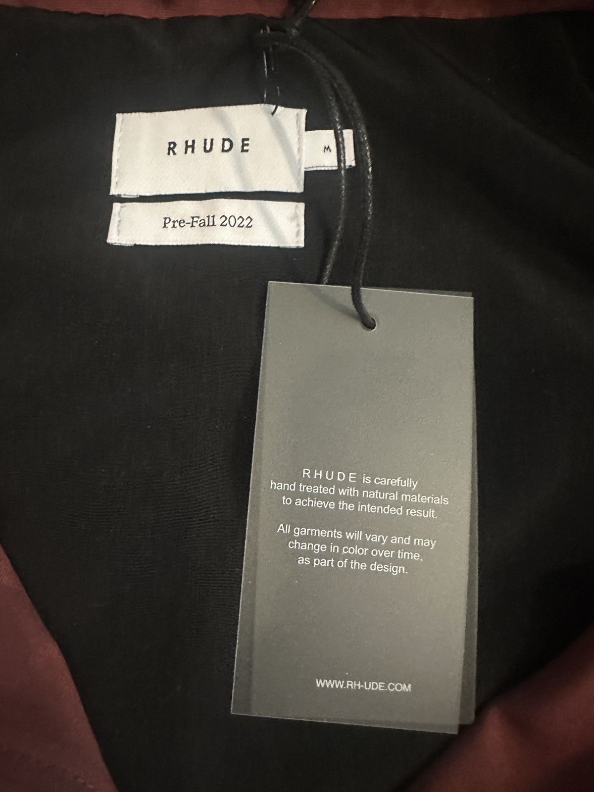 Rhude Rhude World Champions "Maroon / White" bomber jacket Size US M / EU 48-50 / 2 - 9 Thumbnail