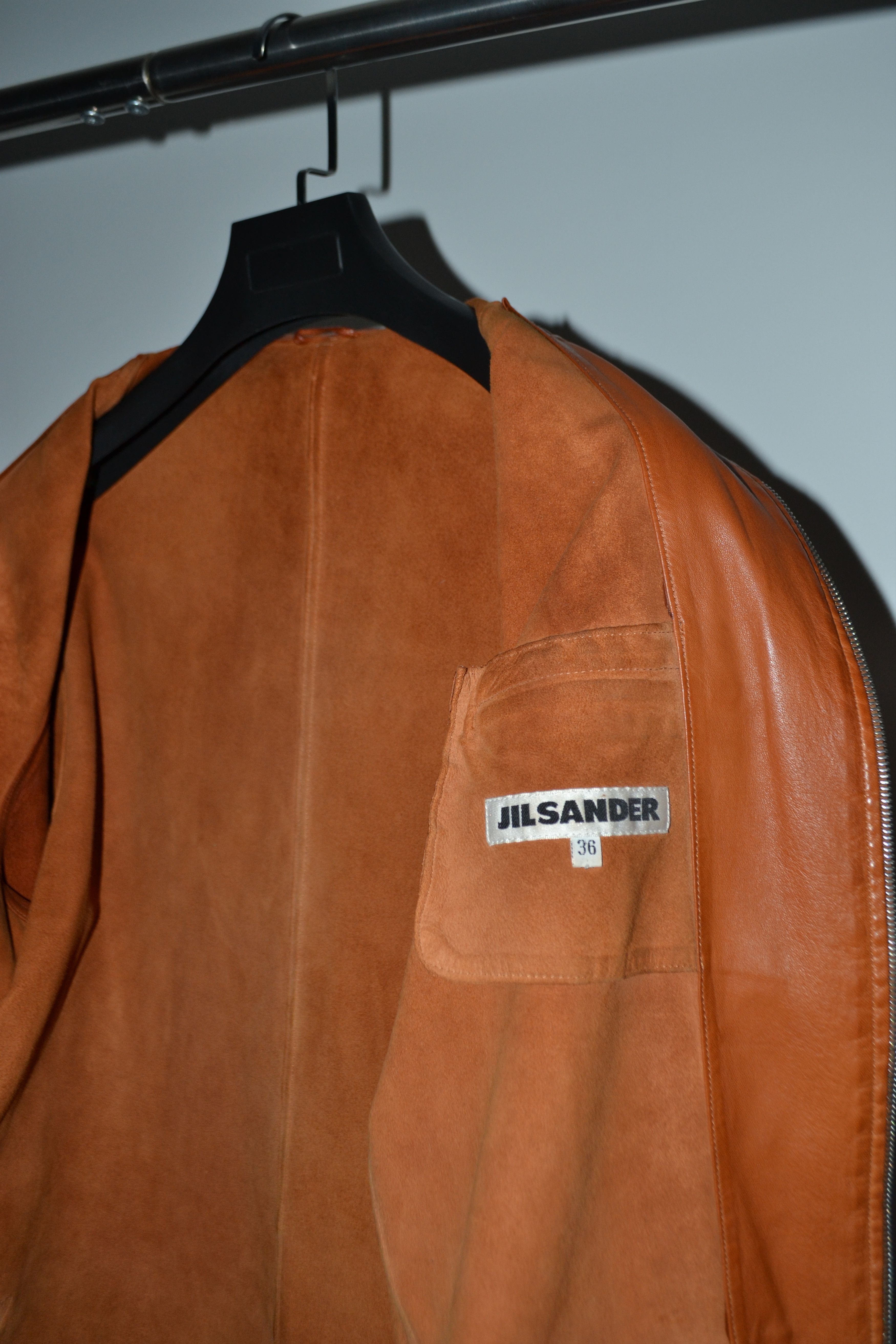 2000s JIL SANDER - leather jacket