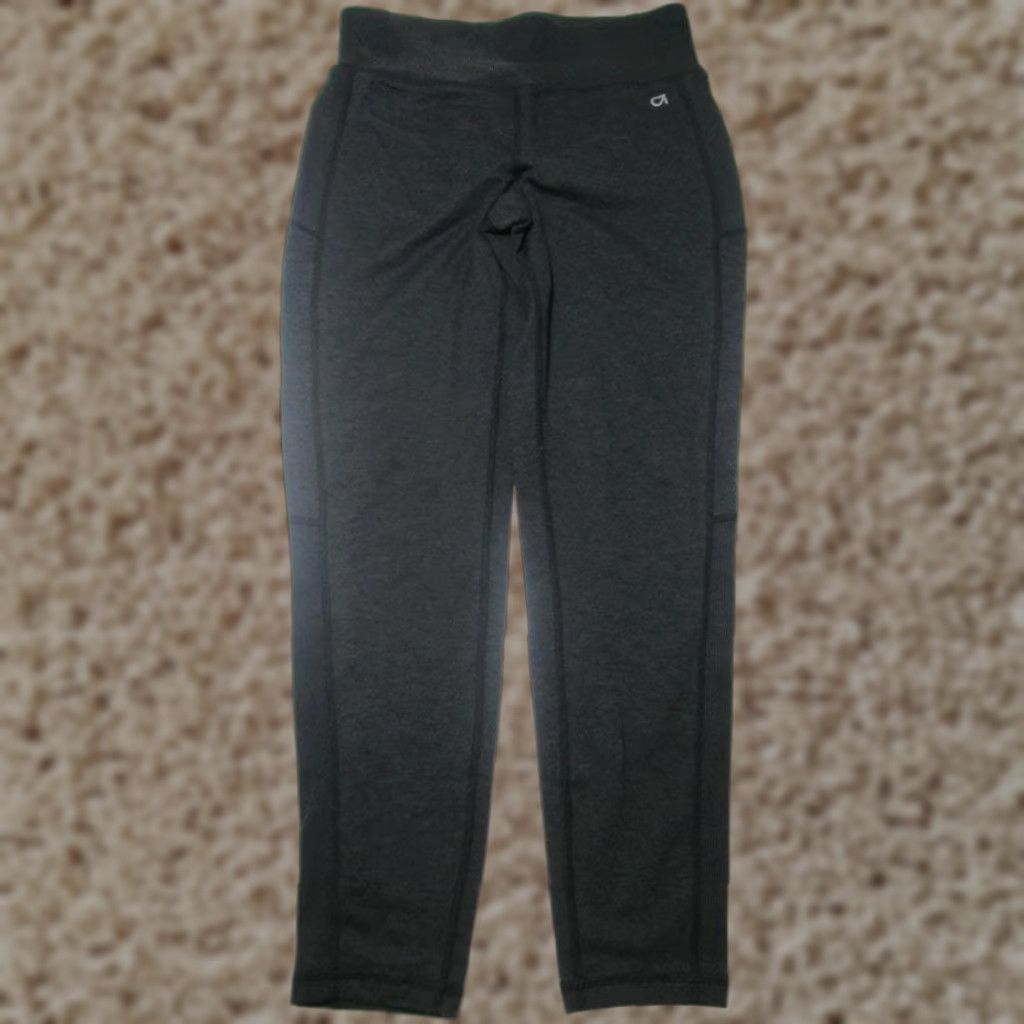 Gap Gap Track Pants Womens M Dark Gray Stretch Logo Athleticwear Pull On Solid Regular Waistband Shirt? Size 32" / US 10 / IT 46 - 1 Thumbnail