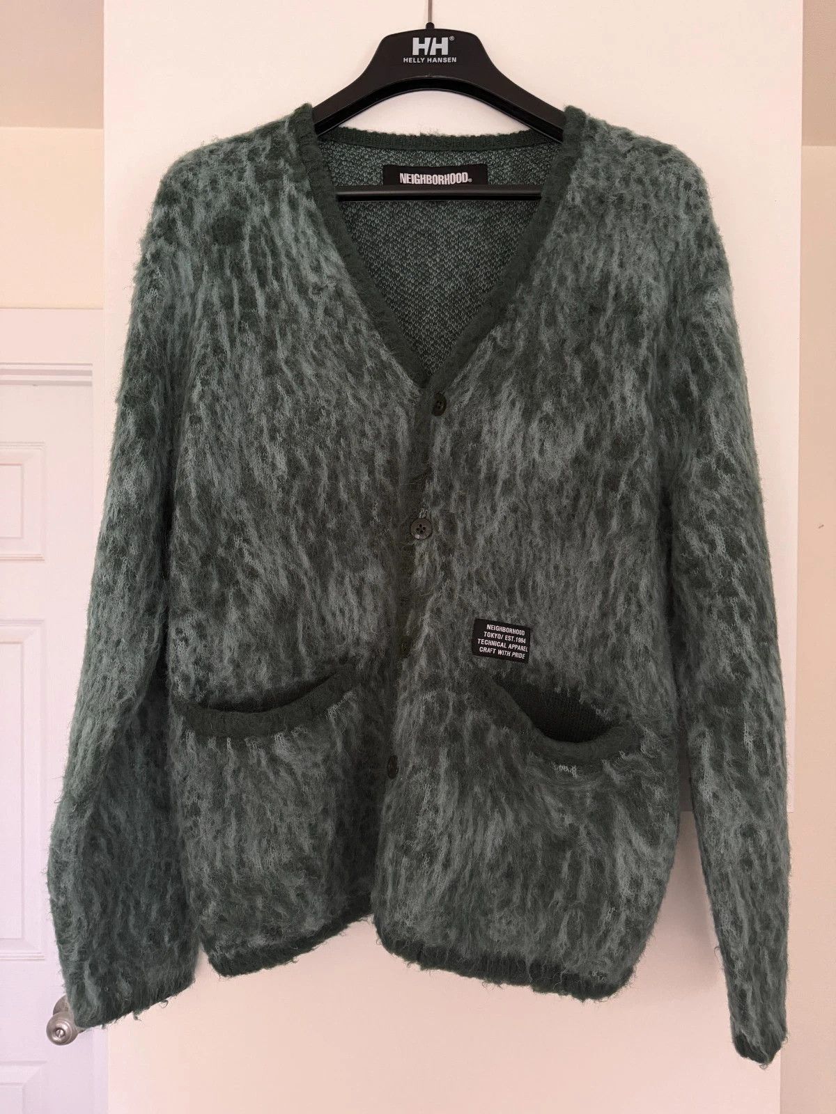 Neighborhood Mohair Cardigan Blue Green Size US S / EU 44-46 / 1 - 2 Thumbnail