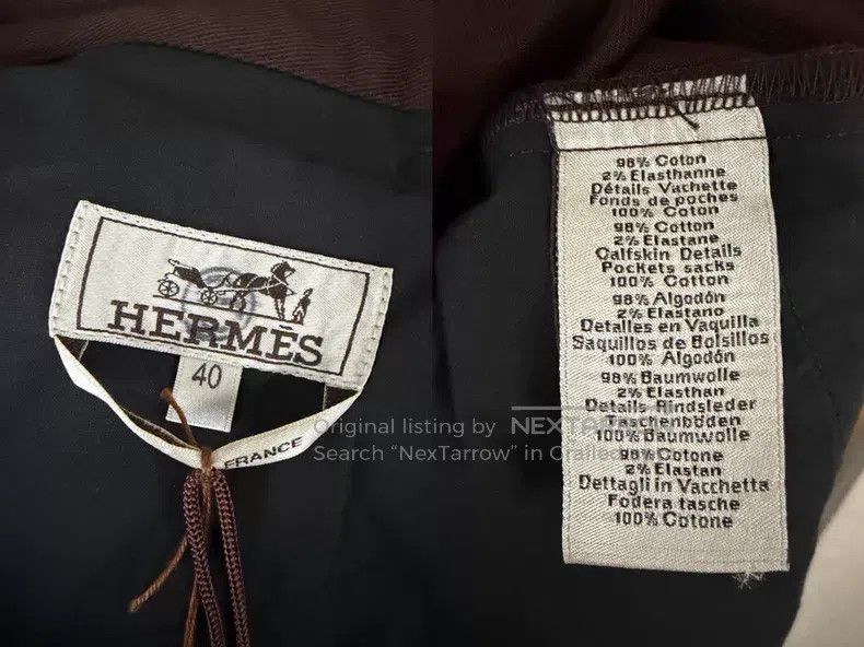 Hermes Hermes Stretch Cotton Twill Denim Pants Size US 40 / EU 56 - 5 Thumbnail