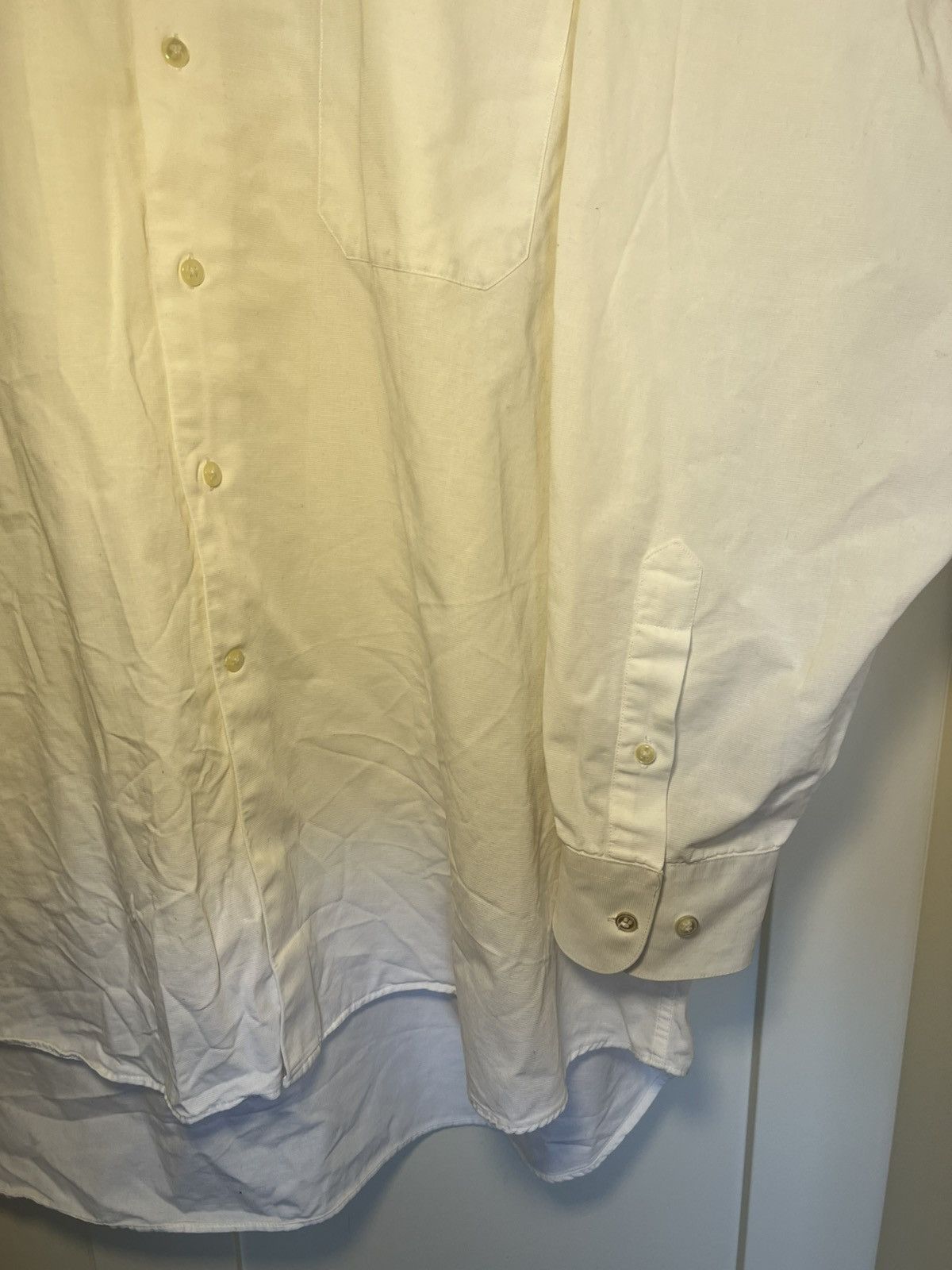 Dior Vintage Christian Dior 100%cotton button up longsleeve shirt Size US XL / EU 56 / 4 - 9 Thumbnail