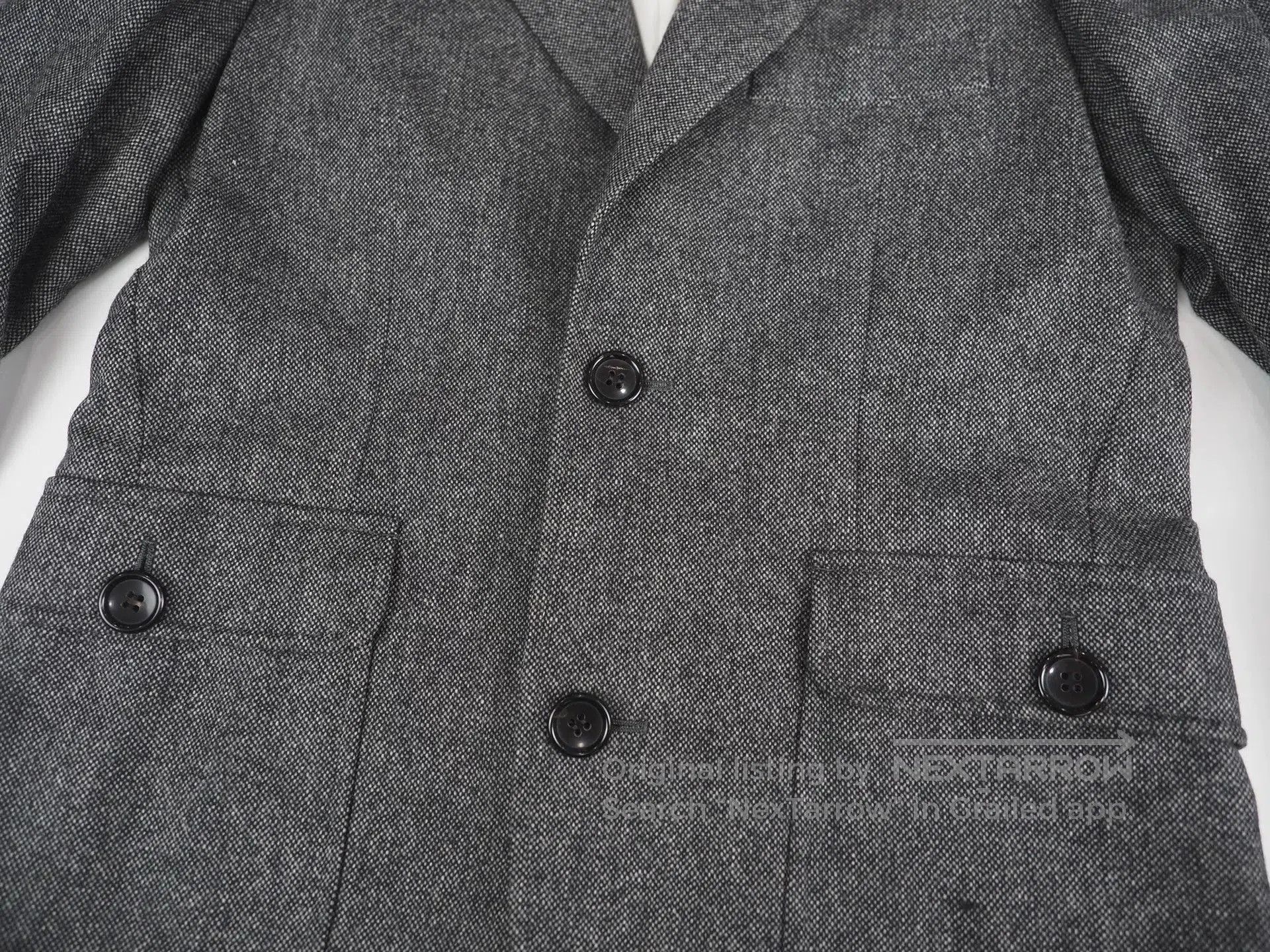 Visvim visvim grey wool blazer with cashmere blend. Size US M / EU 48-50 / 2 - 4 Thumbnail