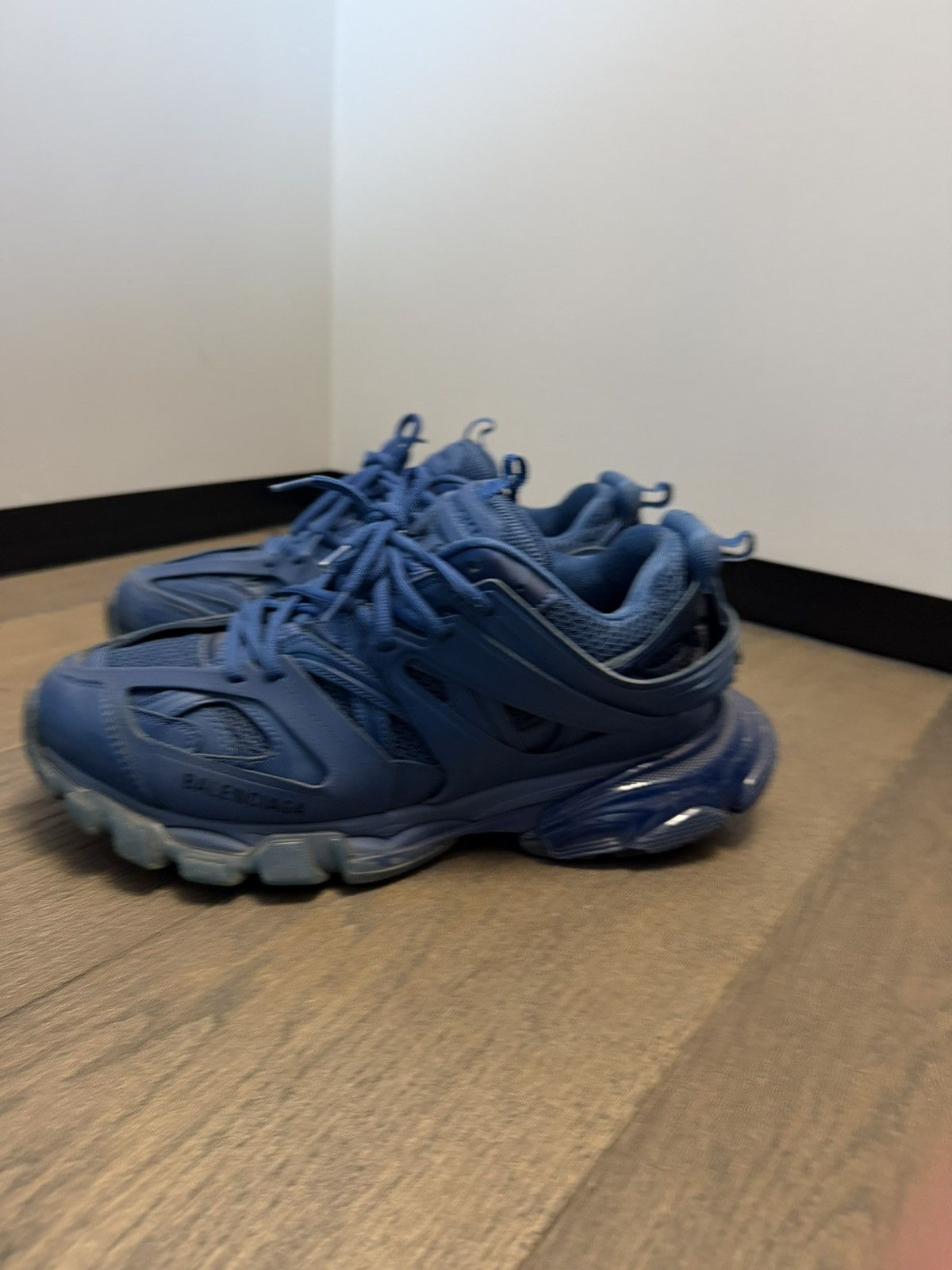 Balenciaga Balenciaga Track Dark Blue Clear Sole Size US 11 / EU 44 - 1 Thumbnail