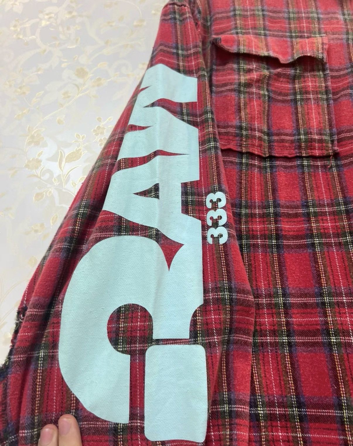 3MAN 3MAN0N RAW red plaid shirt Size US L / EU 52-54 / 3 - 3 Thumbnail