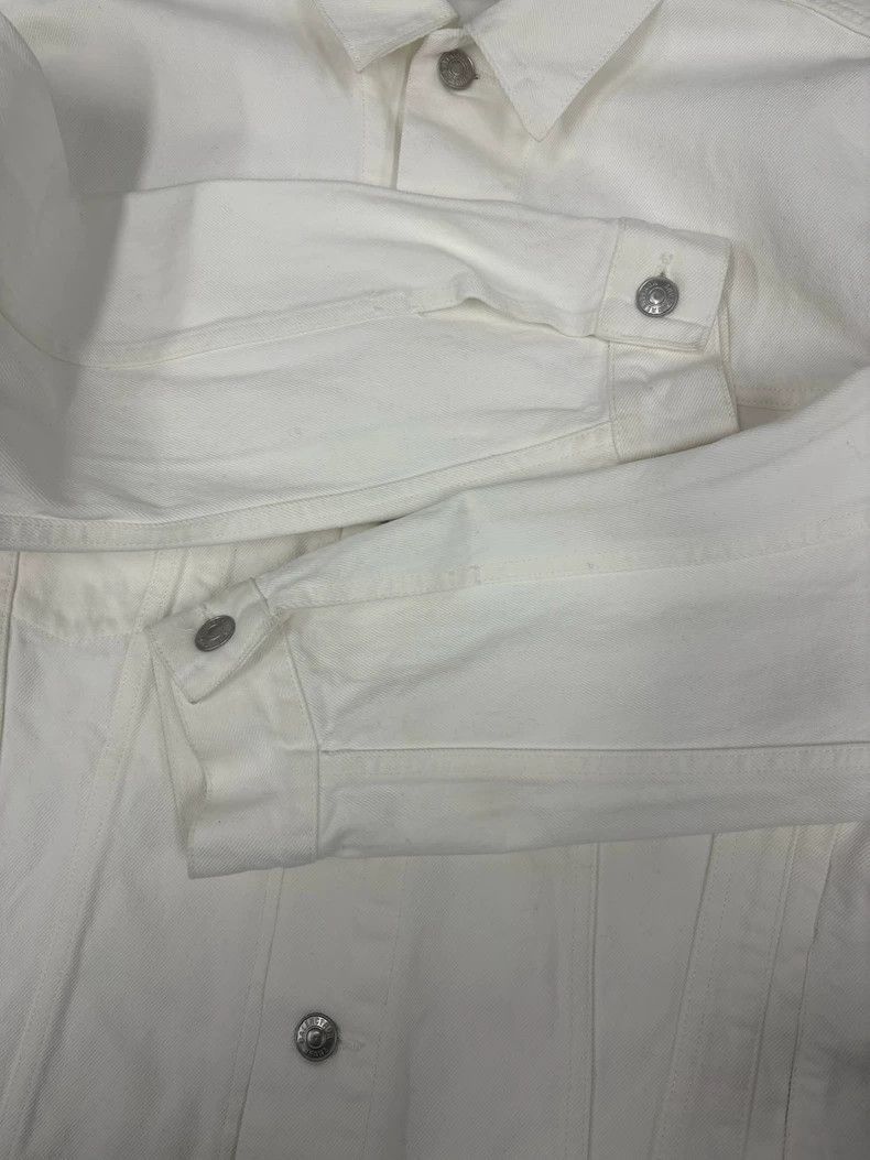 Balenciaga Balenciaga white base back logo denim jacket-2506 Size US XS / EU 42 / 0 - 4 Thumbnail