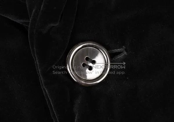 Comme des Garcons Comme des Garcons size F Black vintage velvet top Size M / US 6-8 / IT 42-44 - 5 Thumbnail