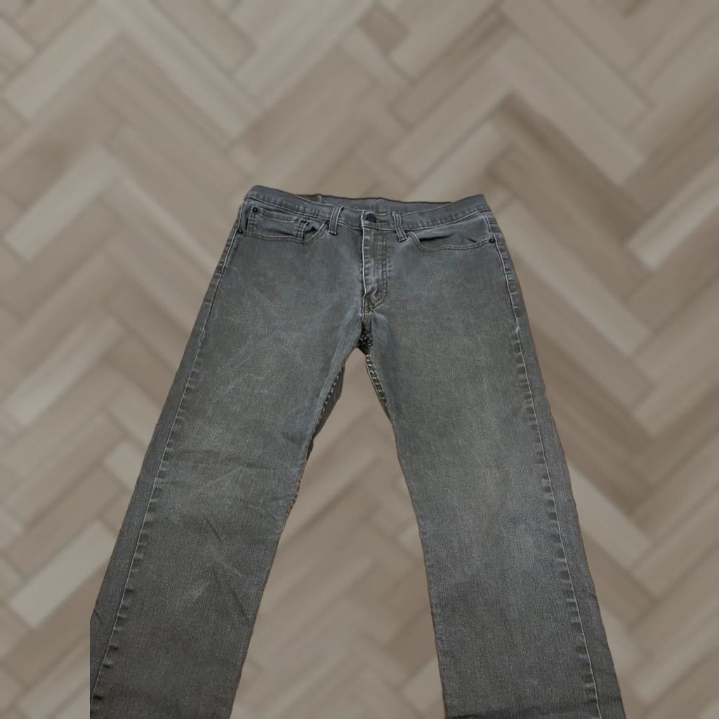 Levi's Levi's Levi's 511 Slim Fit Jeans Mens 34x27 Gray Green Denim Regular Straight 34 Inseam 27 Medium Vintage No Facilities 9258 Size US 34 / EU 50 - 1 Thumbnail