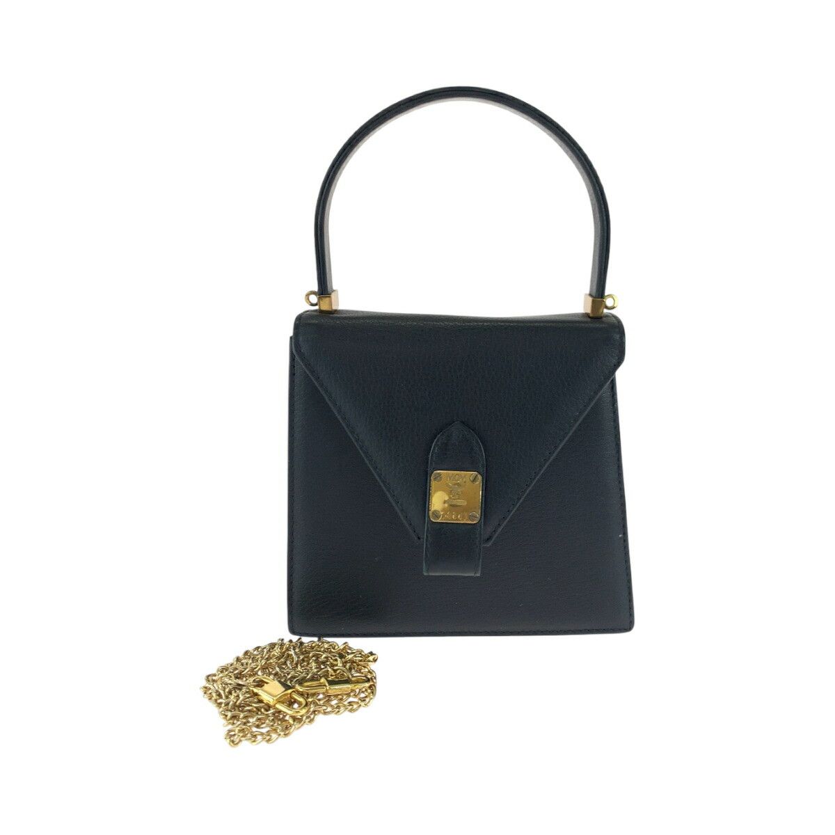 MCM Leather 2Way Bag A0172 Leather Shoulder Bag A0172 in Black, Women's