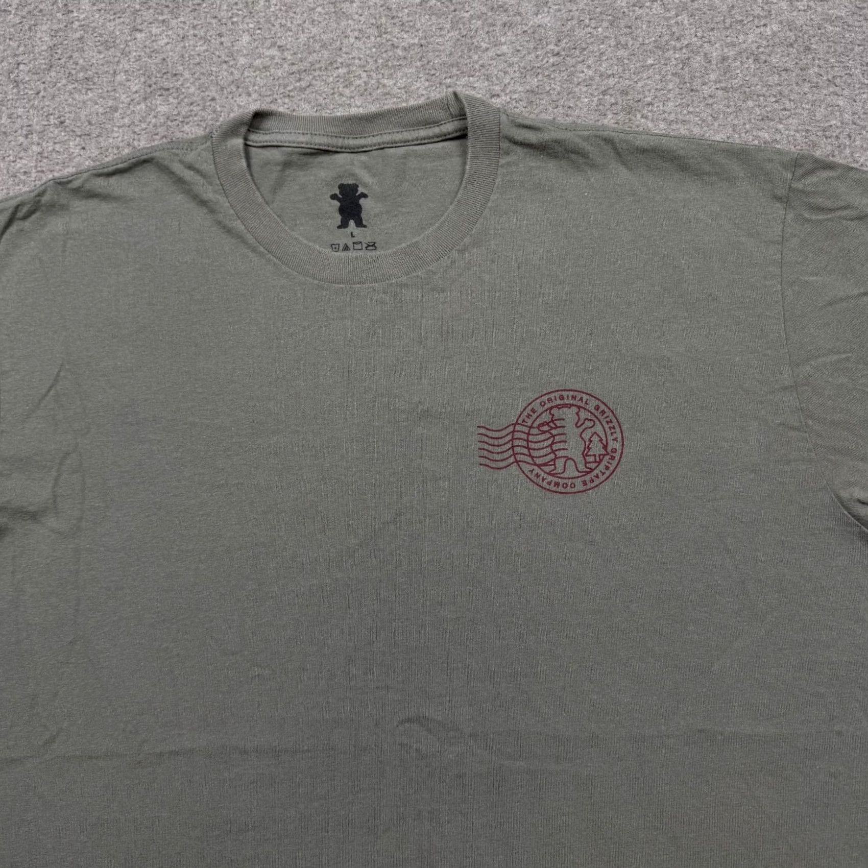 Vintage Grizzly Griptape T-Shirt Mens L Green Short Sleeve Streetwear Tee Size US L / EU 52-54 / 3 - 4 Thumbnail
