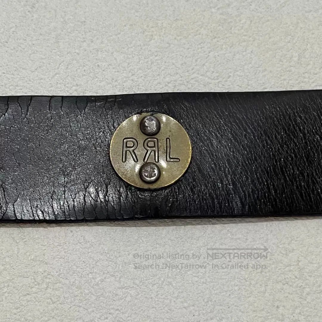 RRL Ralph Lauren RRL Classic Military Style Leather Belt. Size ONE SIZE - 3 Thumbnail