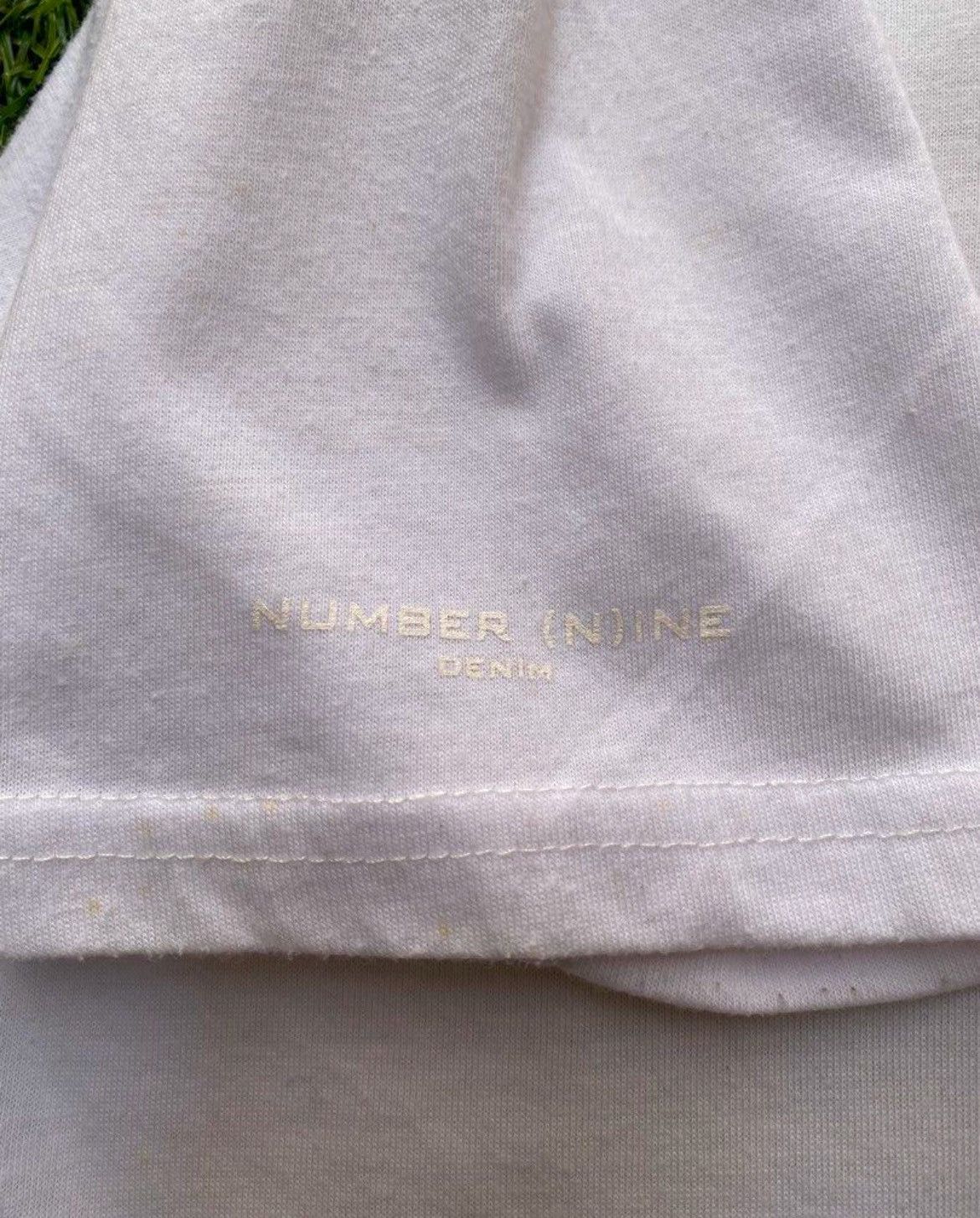 Number (N)ine Authentic Number (N)ine Box Logo V-Neck Tee Size US L / EU 52-54 / 3 - 6 Thumbnail