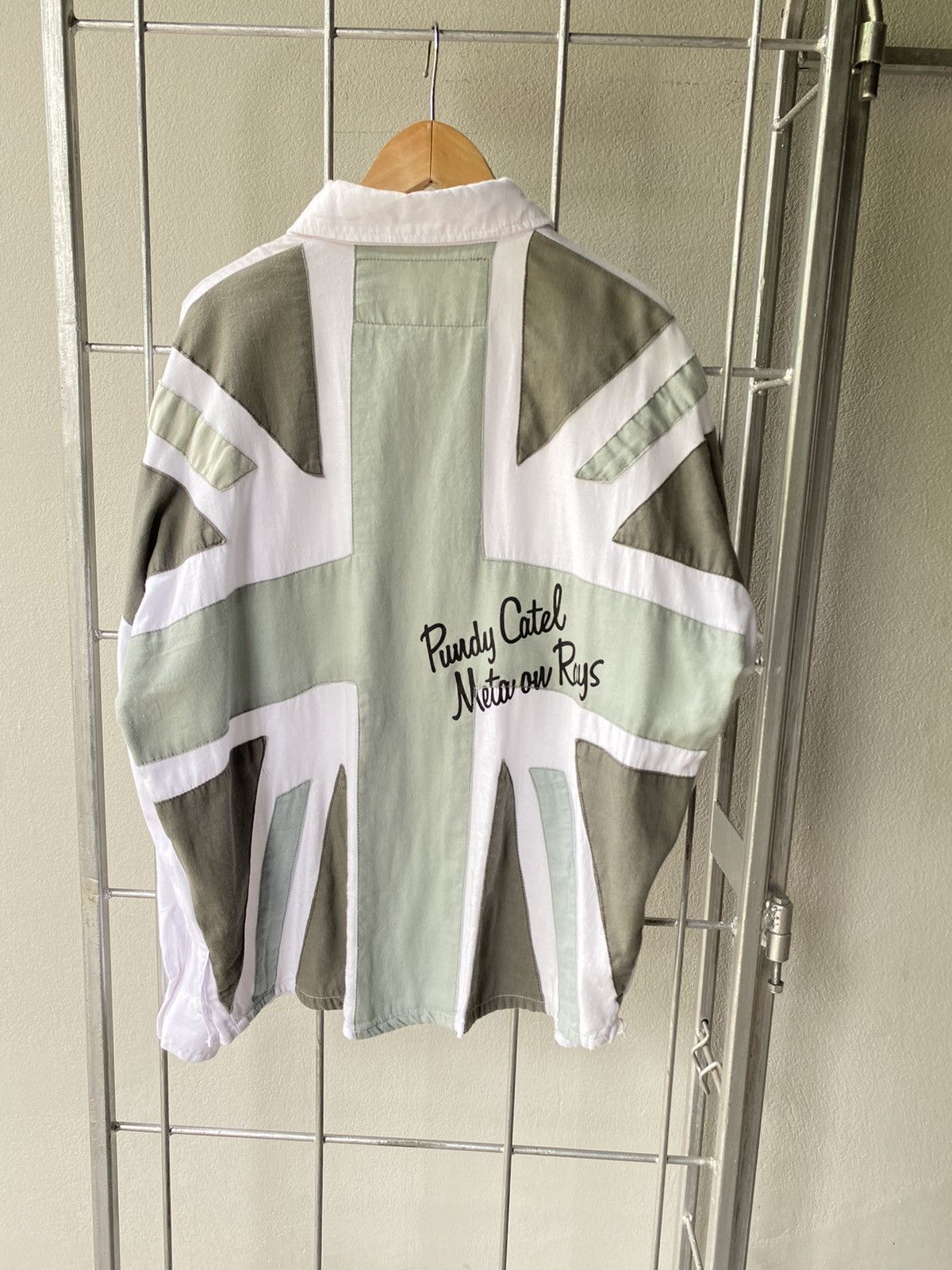 Designer × Japanese Brand Maison Gilfy punk Union Jack patch shirt Size L / US 10 / IT 46 - 1 Thumbnail