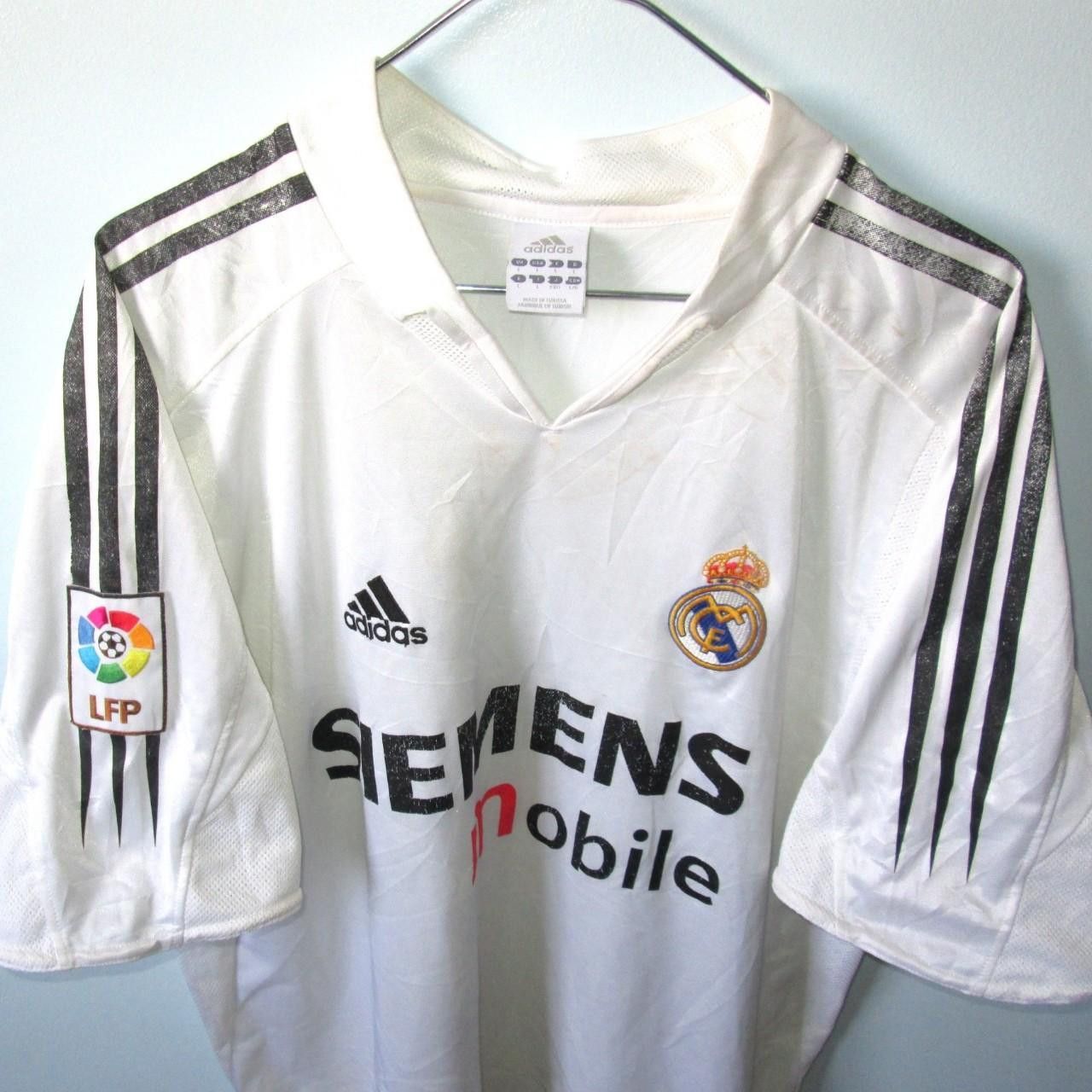 Adidas Real Madrid Spain 2004 2005 Home Shirt Jersey Size US L / EU 52-54 / 3 - 3 Thumbnail