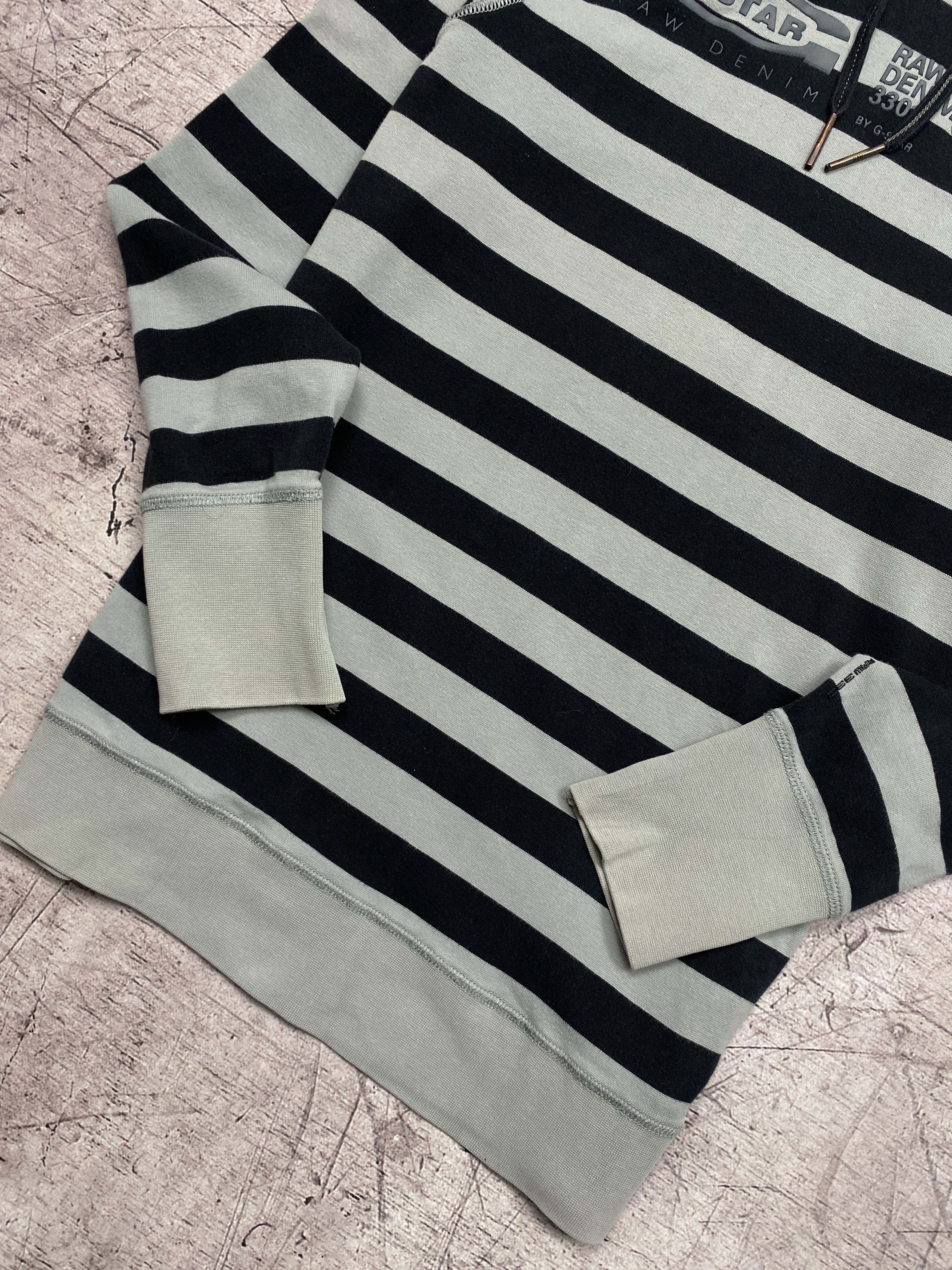 G-Star G Star Raw Womens Striped Hoodie Size L / US 10 / IT 46 - 3 Thumbnail