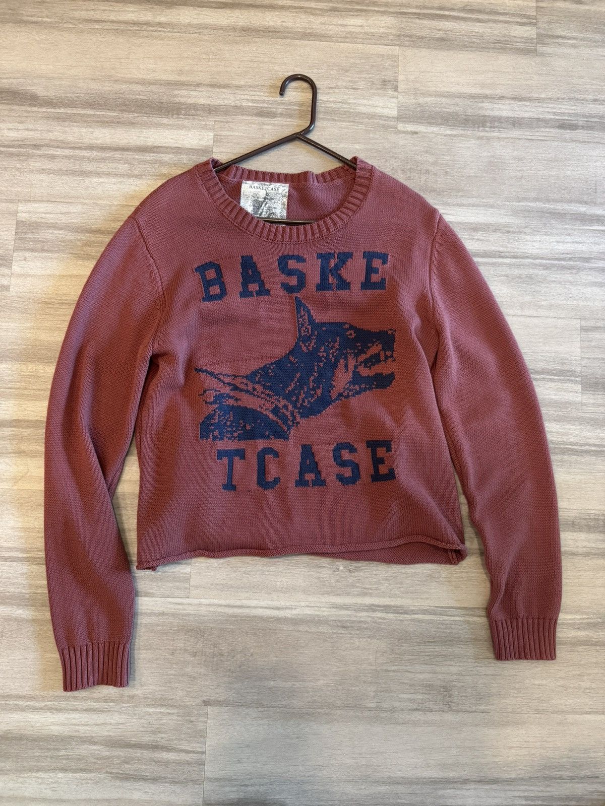 BASKETCASE GALLERY COLLEGE KNIT HOODIE BASKETCASE GALLERY KNIT SWEATER