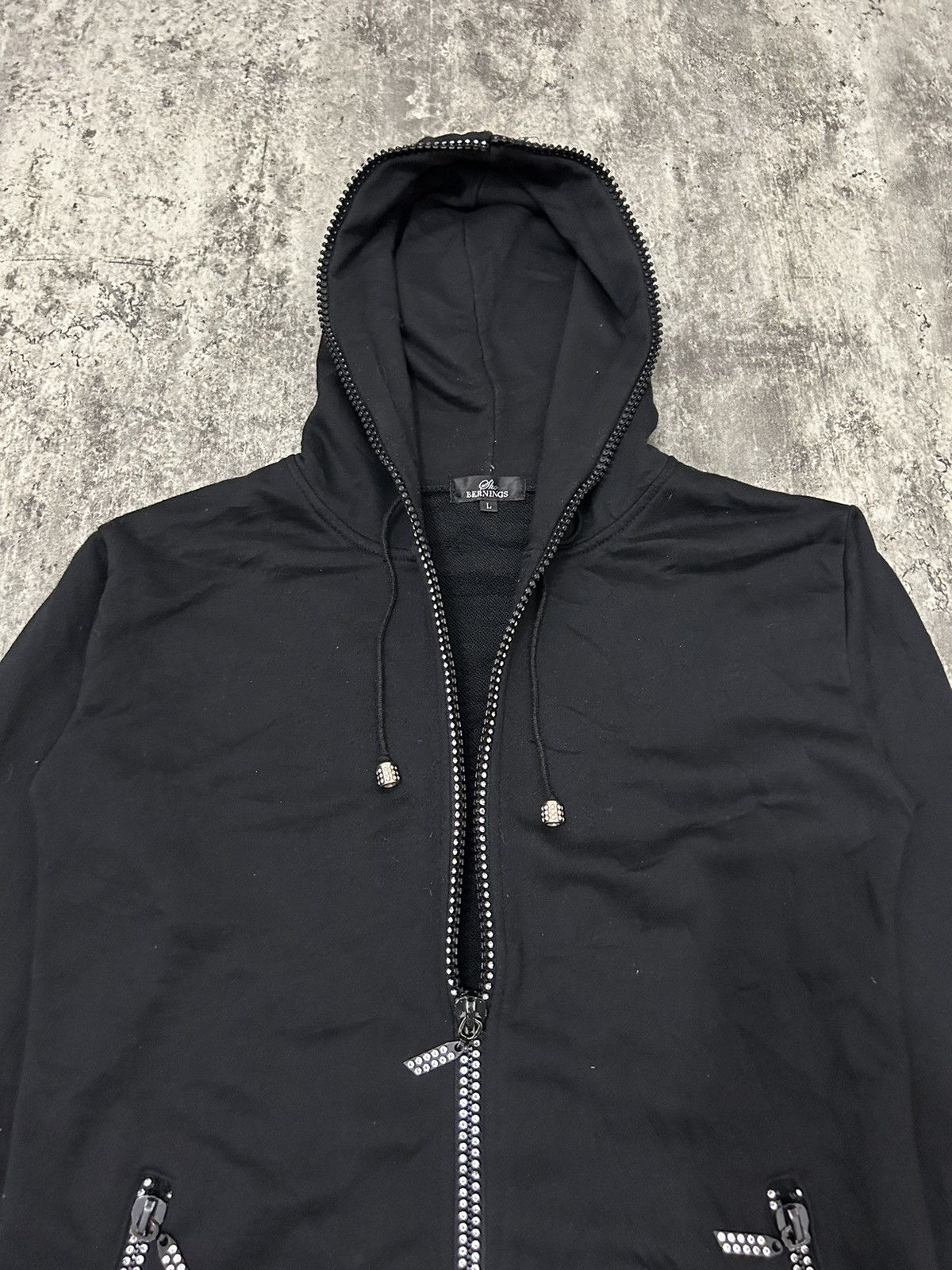 Hysteric Glamour × If Six Was Nine × Japanese Brand Japanese Bernings Sho Swarovski Zip Up hoodie Size US S / EU 44-46 / 1 - 4 Thumbnail