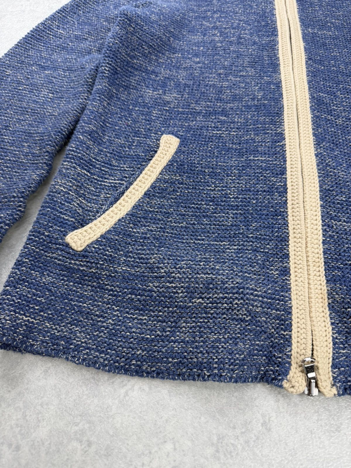 Other Luis Trenker Italy Knit Cardigan Blue Zip Sweater Size M Size US M / EU 48-50 / 2 - 9 Thumbnail