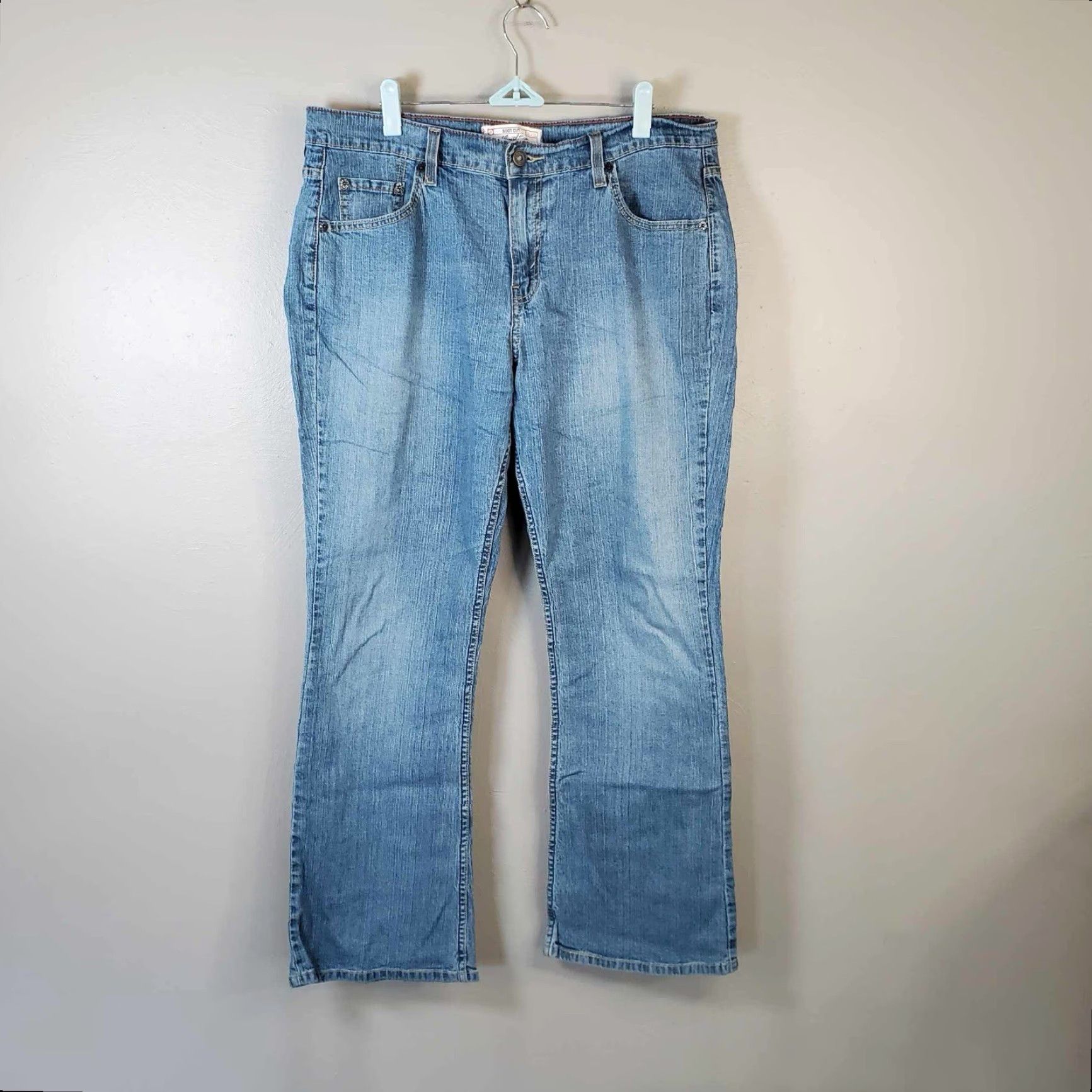 Vintage Levis Strauss Signature Misses Jeans Boot Cut 12 Short Size 34" / US 12 / IT 48 - 7 Thumbnail