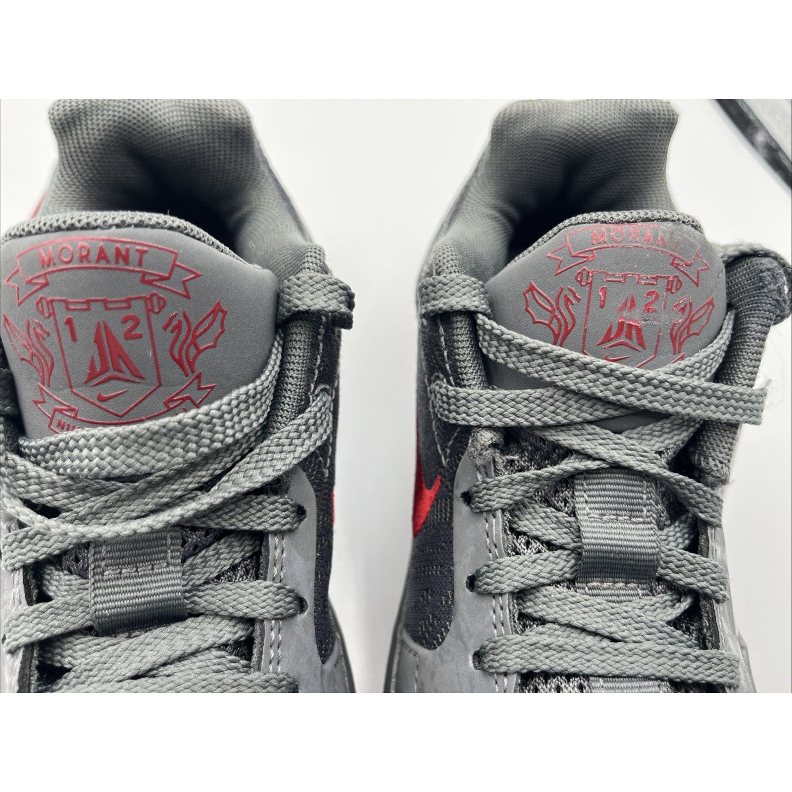 Nike Nike Ja 2 Kids 1.5 Youth Boys Grey & Red Basketball Court Size ONE SIZE - 8 Thumbnail