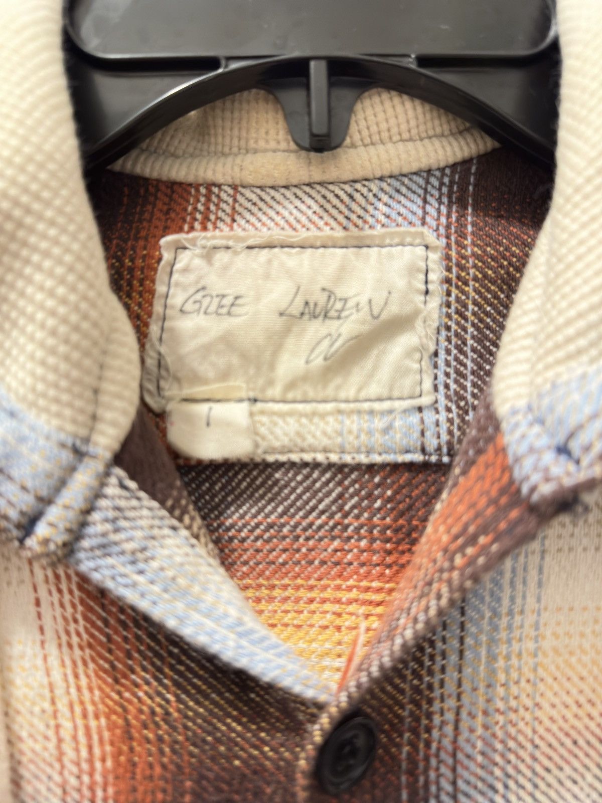Greg Lauren Greg Lauren 50/50 tartan hoodie shirt jacket. Size US S / EU 44-46 / 1 - 5 Thumbnail