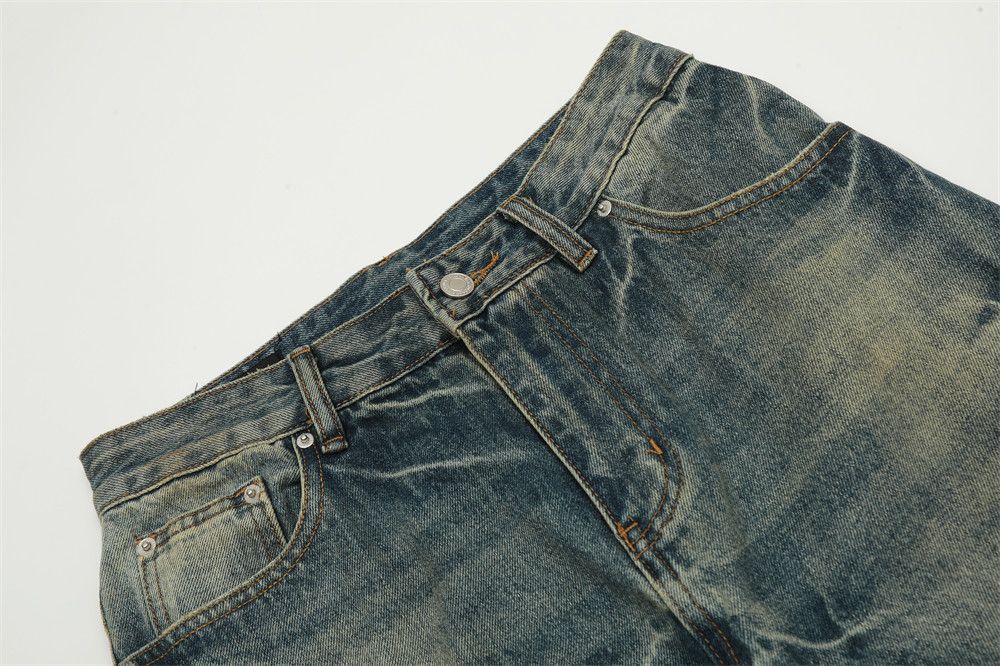 Jean × Vintage Ripped Washed Distressed Jeans Size US 27 - 3 Thumbnail