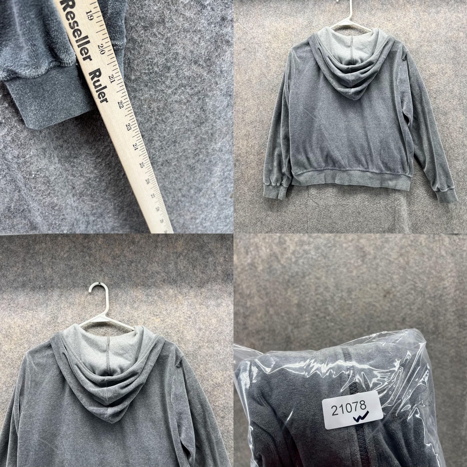Champion VINTAGE Champion Sweater Women M Gray Full Zip Hoodie Logo Cotton Fleece 2000s Mens Womens Boys Girls Size M / US 6-8 / IT 42-44 - 8 Thumbnail