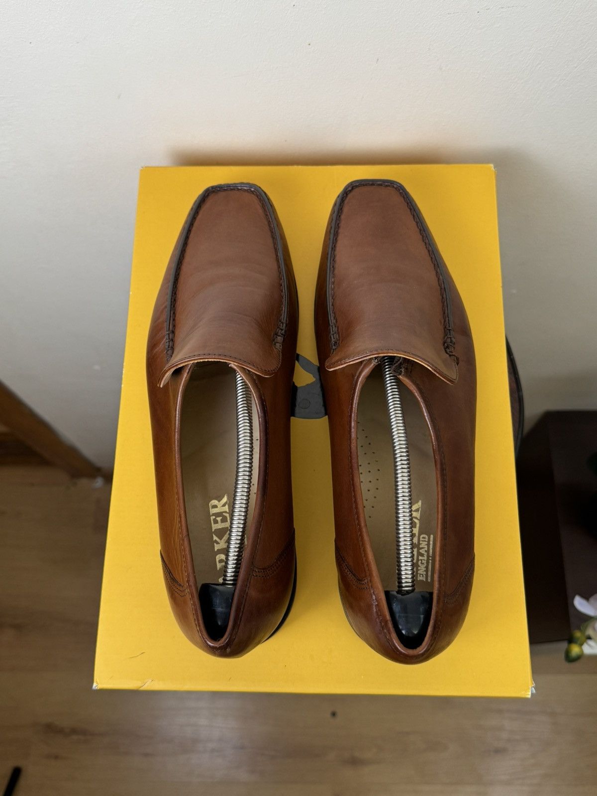 Barker BARKER England Brown Leather Loafers UK 10 G Fits EU 45 30cm Size US 11 / EU 44 - 11 Thumbnail