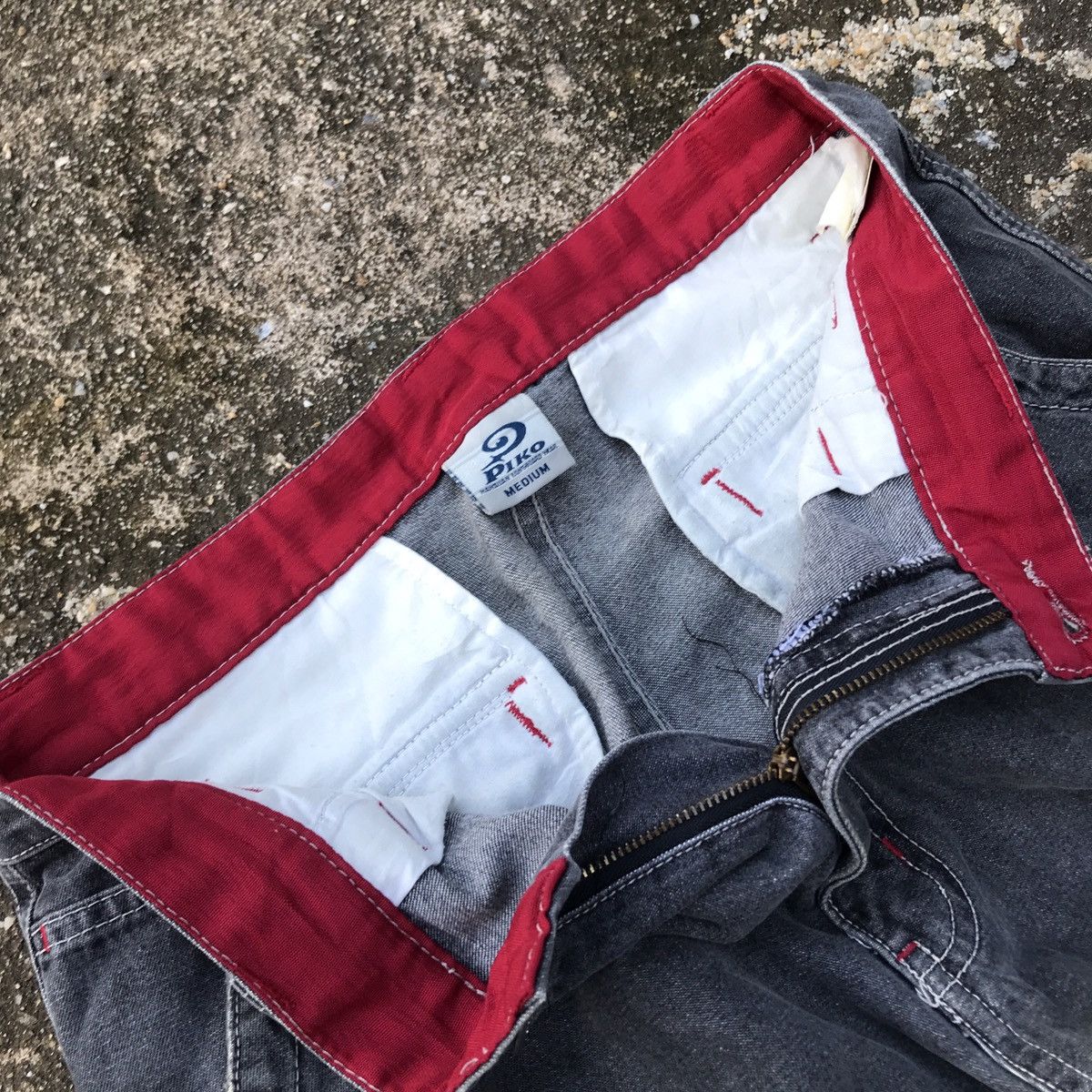 VINTAGE Y2K FLAMEHEAD JNCO PIKO BAGGY JEANS