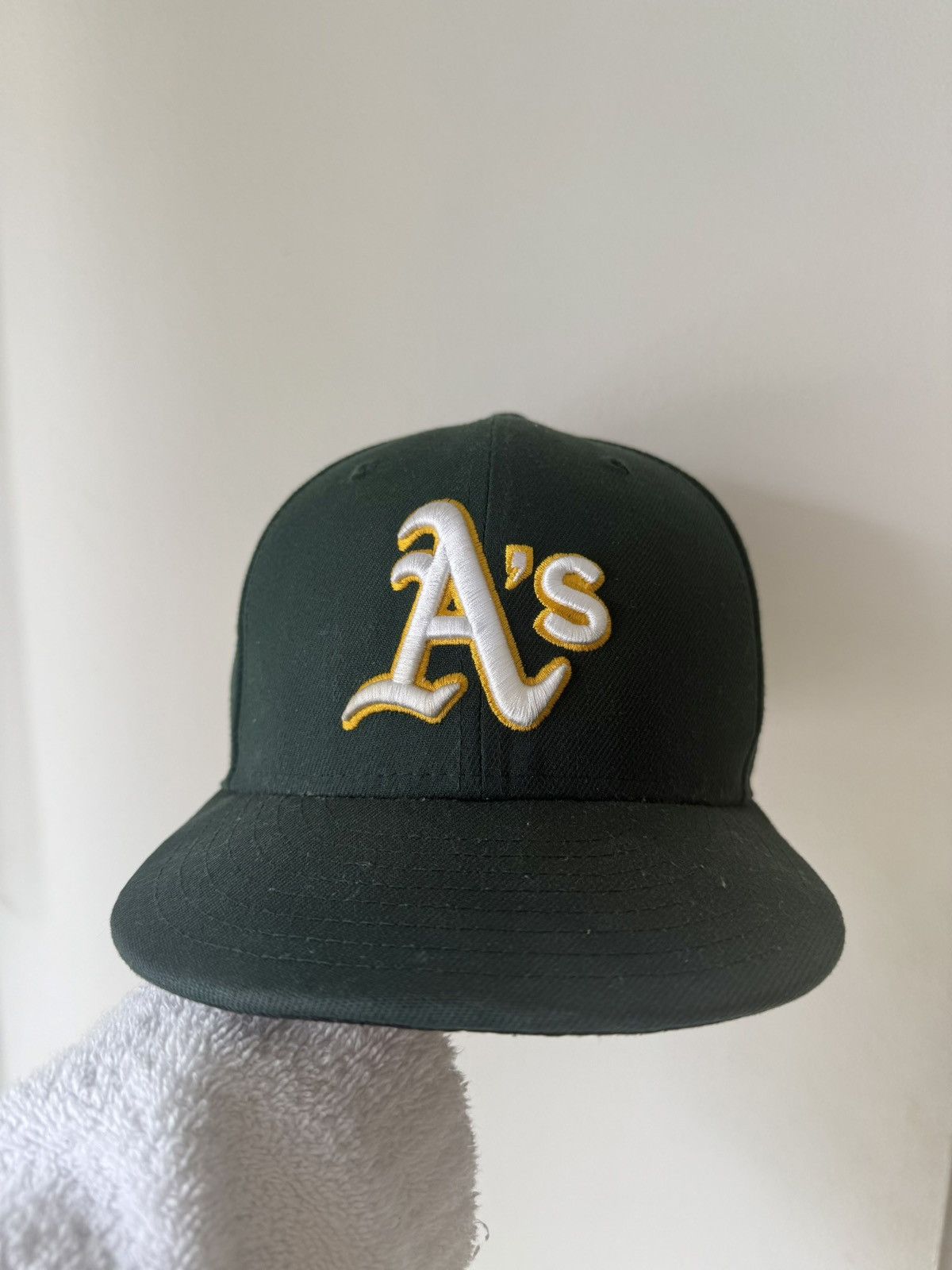 New Era Oakland A’s Fitted Hat Forrest Green Size ONE SIZE - 2 Thumbnail